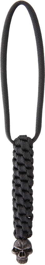 Schmuckatelli Co - SMUKEBLBB - Emerson Lanyard with Bead - Oxide Skull - Black - Image 6