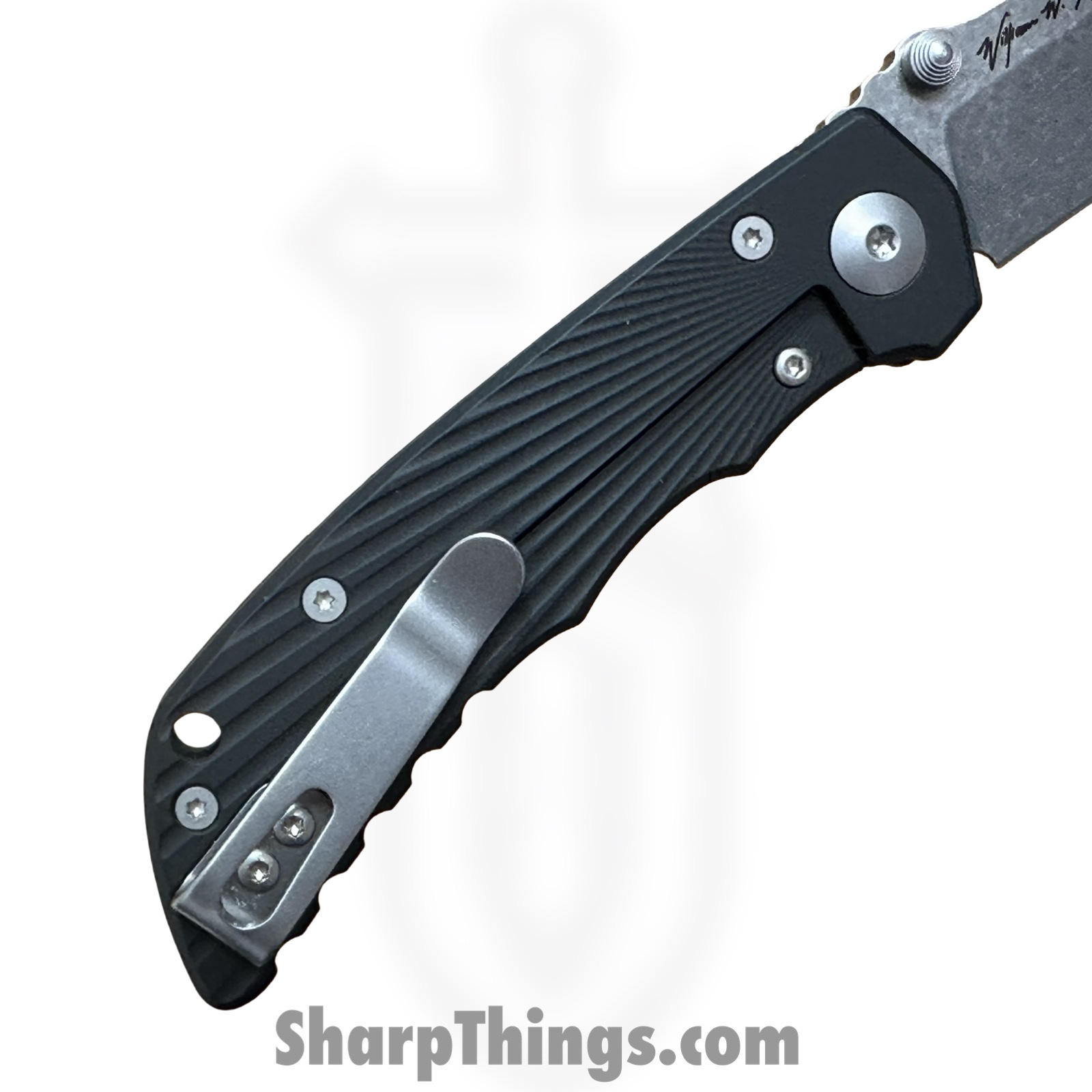 Spartan Blades - SFBL13BKSW - Spartan Talos II - Folding Knife - 154CM Stonewash Drop Point - Alu - Black - Image 6