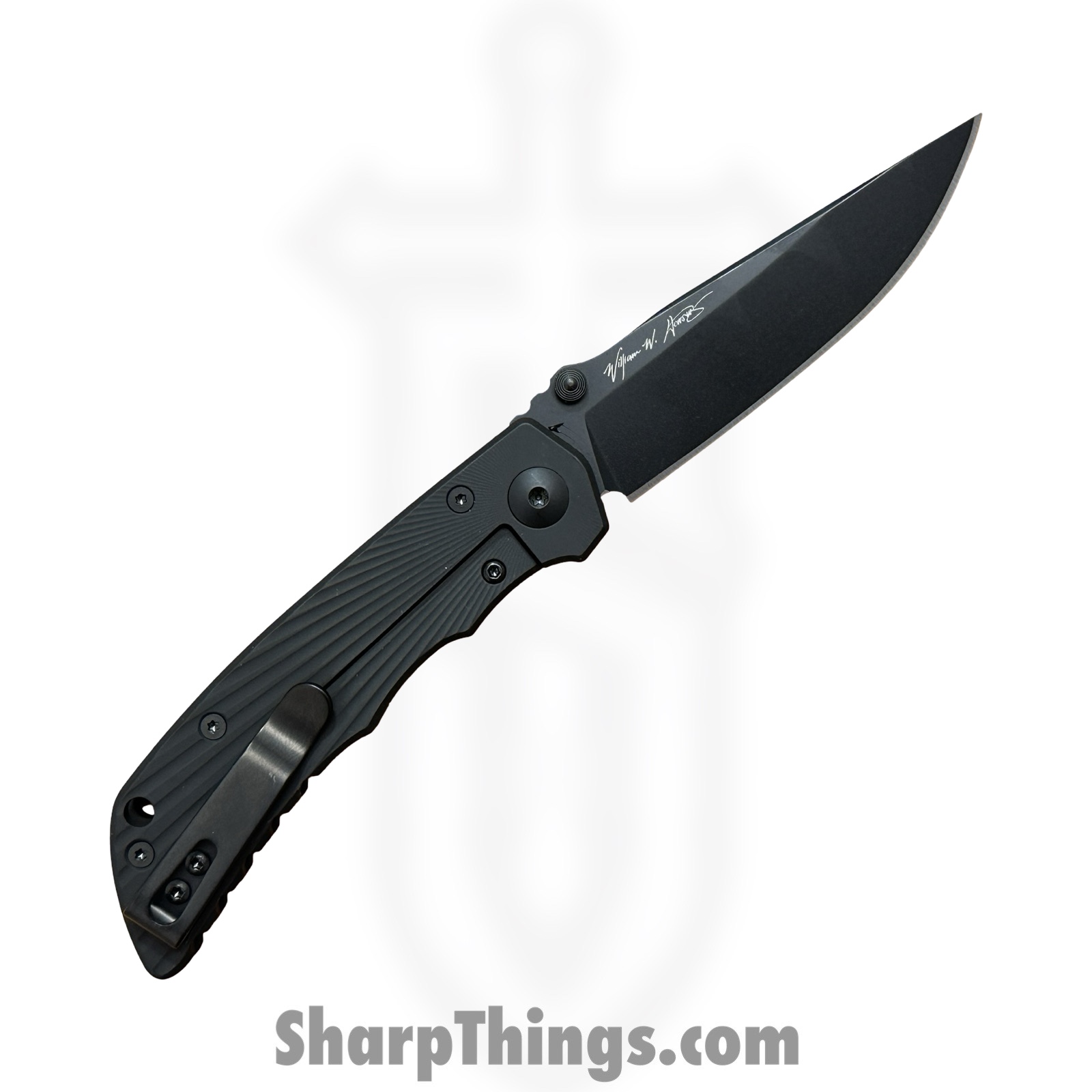 Spartan Blades - SFBL13BKBK - Spartan Talos II - Folding Knife - 154CM Coated Drop Point - Alu - Black - Image 2