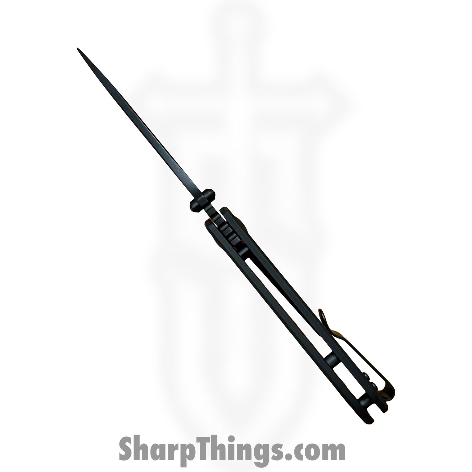 Spartan Blades - SFBL13BKBK - Spartan Talos II - Folding Knife - 154CM Coated Drop Point - Alu - Black - Image 9