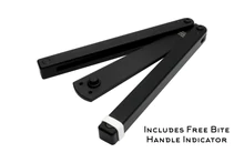 Squid Industries - BS0123 - Squiddy-B - Balisong - Balisong Trainer - 7075 Aluminum - Black - Image 10