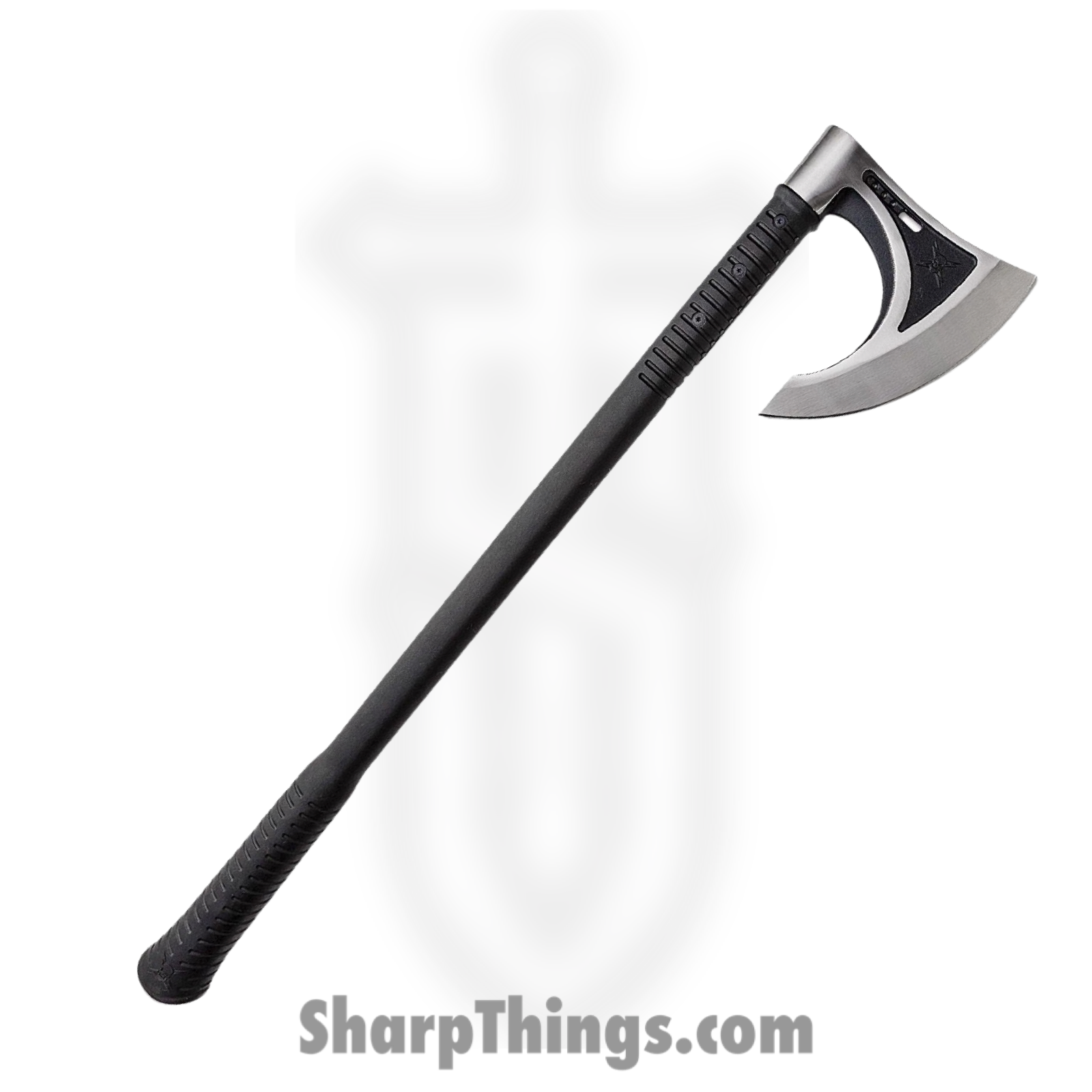 United Cutlery - UC3457 - M48 Viking Axe - Fixed Blade Knife - 3Cr13 Two Tone Black Satin - FRN - Black - Image 10
