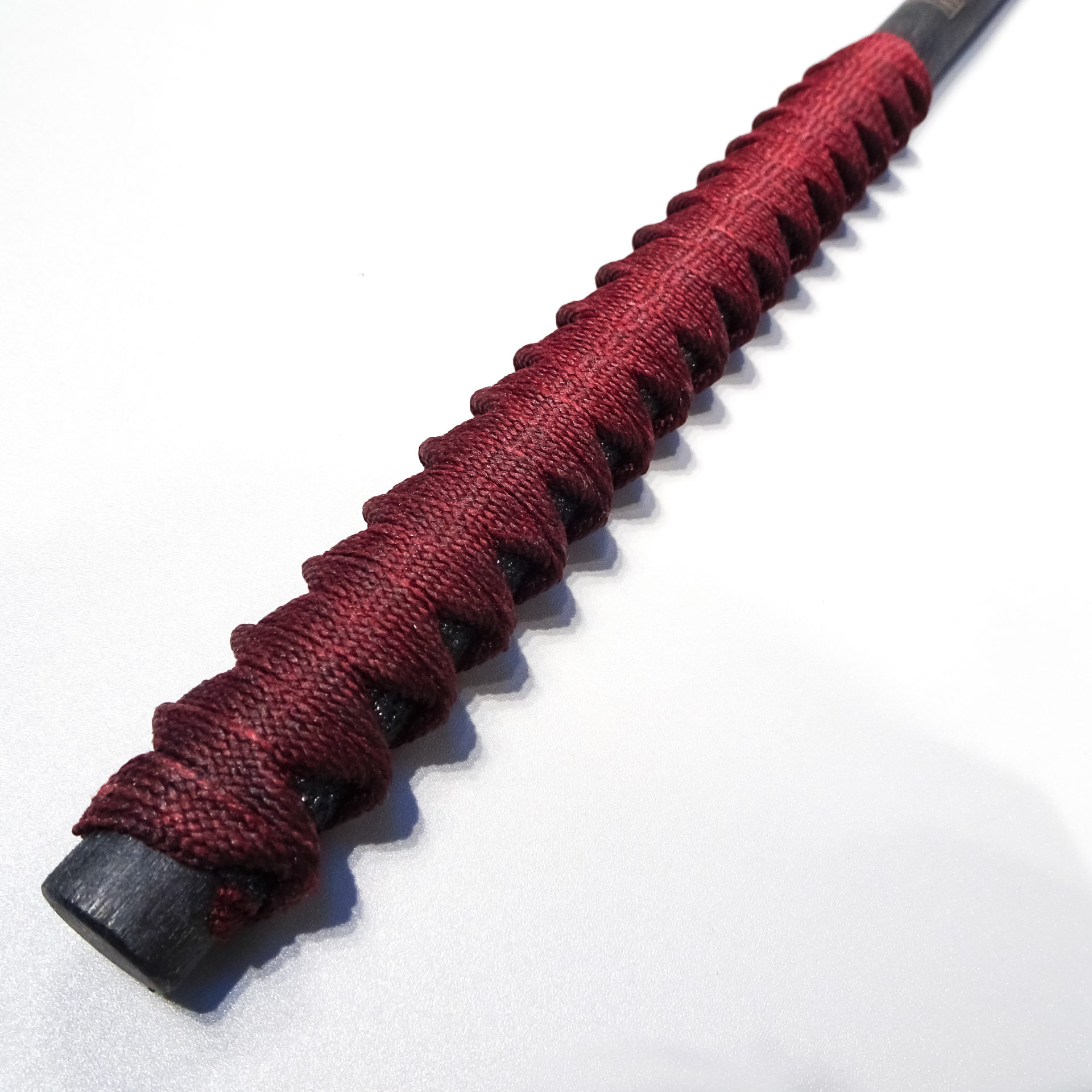 Bastinelli Creations - kickass28red - 28" Kick Ass Stick - Tsuka Wrapped - Black Red - Image 10