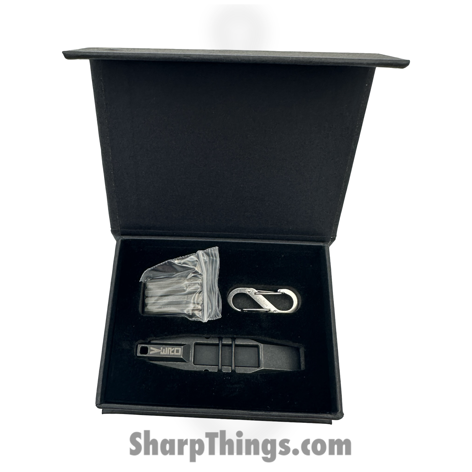 Vero Engineering - VFUMWKBH25BPT1679S - Fulcrum Milli - Pry Bar Keychain - Titanium - Blackwash - Image 5