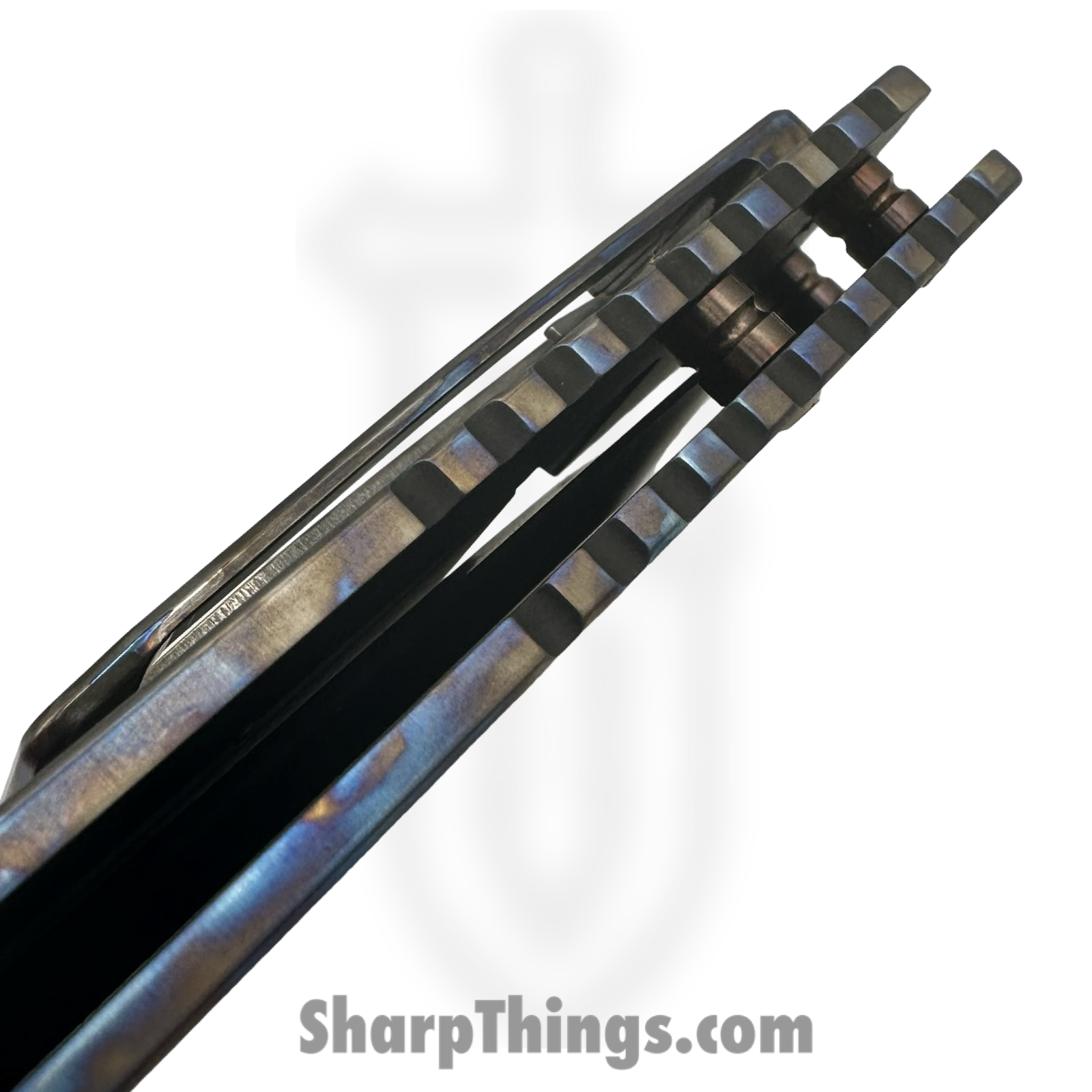 Medford Knife and Tool - MK014SPQ-30PV-T3C3-Q4 - TFF-1 - Folding Knife - S45VN Coated Drop Point - Titanium - Black - Image 5