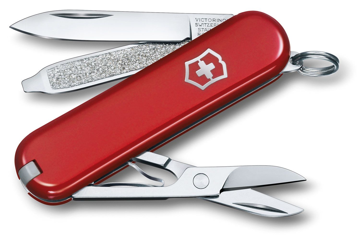 Victorinox - VN06223G - Classic SD Style Icon - Folding Knife - Stainless Polished Multi Tool - ABS/Celidor - Red - Image 7