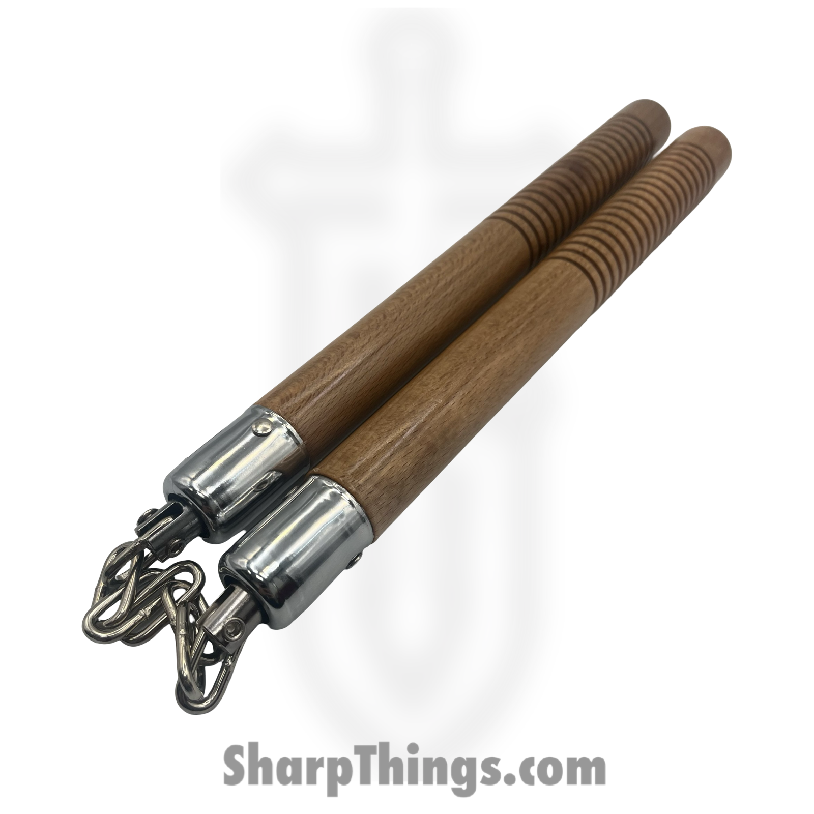 VOC - NC240 - Nunchaku - Wood Metal - Brown - Image 3