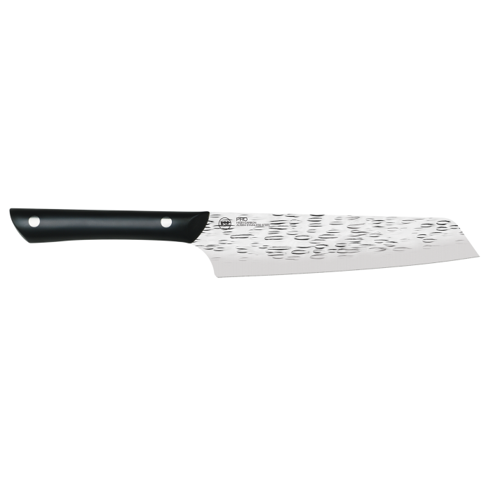 Kai - HT7082 - Pro Master Utility 6.5" - Fixed Blade Knife - AUS-6 Hammered Wharncliffe - POM - Black - Image 6