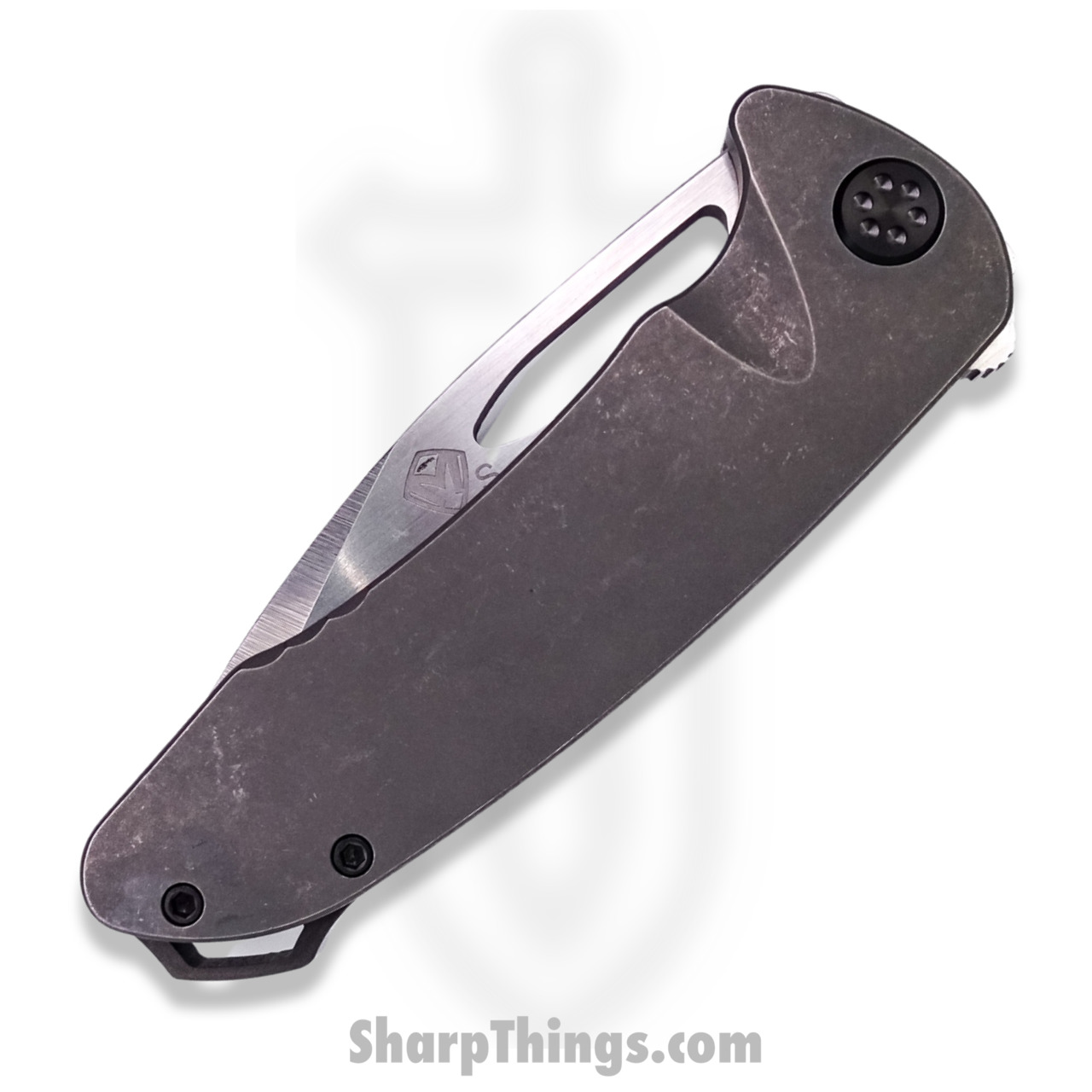 Medford Knife - MK038STQ-01TM-TPCP-BP - On Belay Folder - S35VN - "Old-School Tumbled" - Image 6