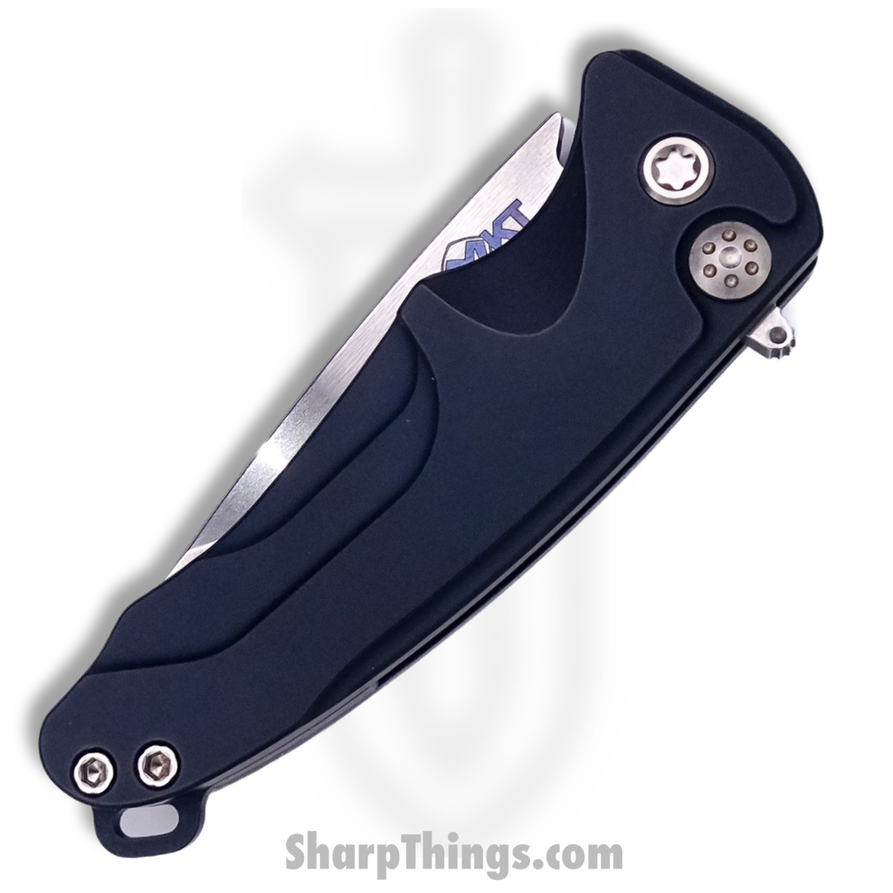 Medford Knife - MK039STQ-44AU-TSCS-Q4 - Smooth Criminal Button Lock Folder - Tumbled S35VN - Blue - Image 8