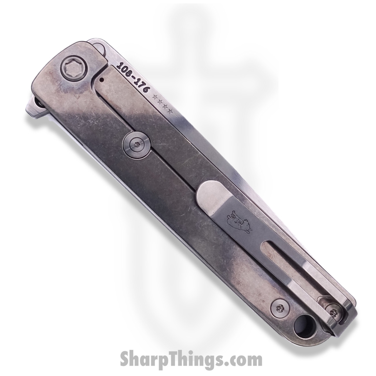 Medford Knife - MK212STQ-42TM-TSCS-Q4 - M48 Flipper Knife - Tumbled S35VN - Black - Image 8