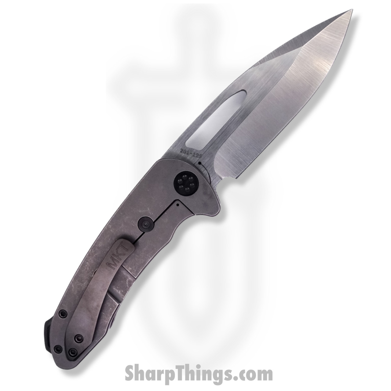 Medford Knife - MK038STQ-01TM-TPCP-BP - On Belay Folder - S35VN - "Old-School Tumbled" - Image 7