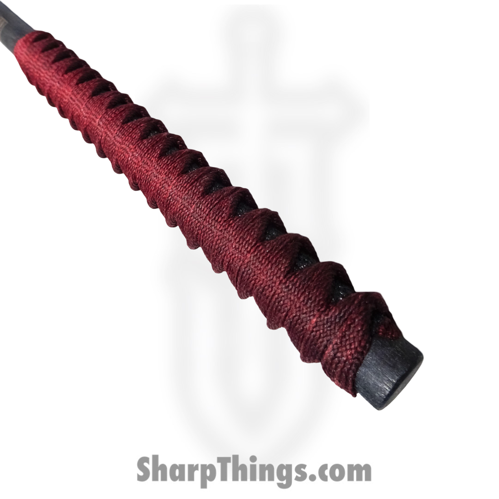Bastinelli Creations - kickass28red - 28" Kick Ass Stick - Tsuka Wrapped - Black Red - Image 8