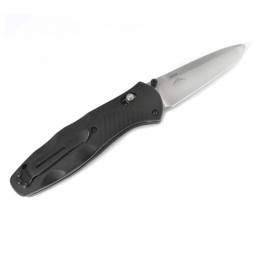 Benchmade - 580 - Osborne Barrage - Assisted Open Knife - 154CM Satin Drop Point - Valox - Black - Image 15