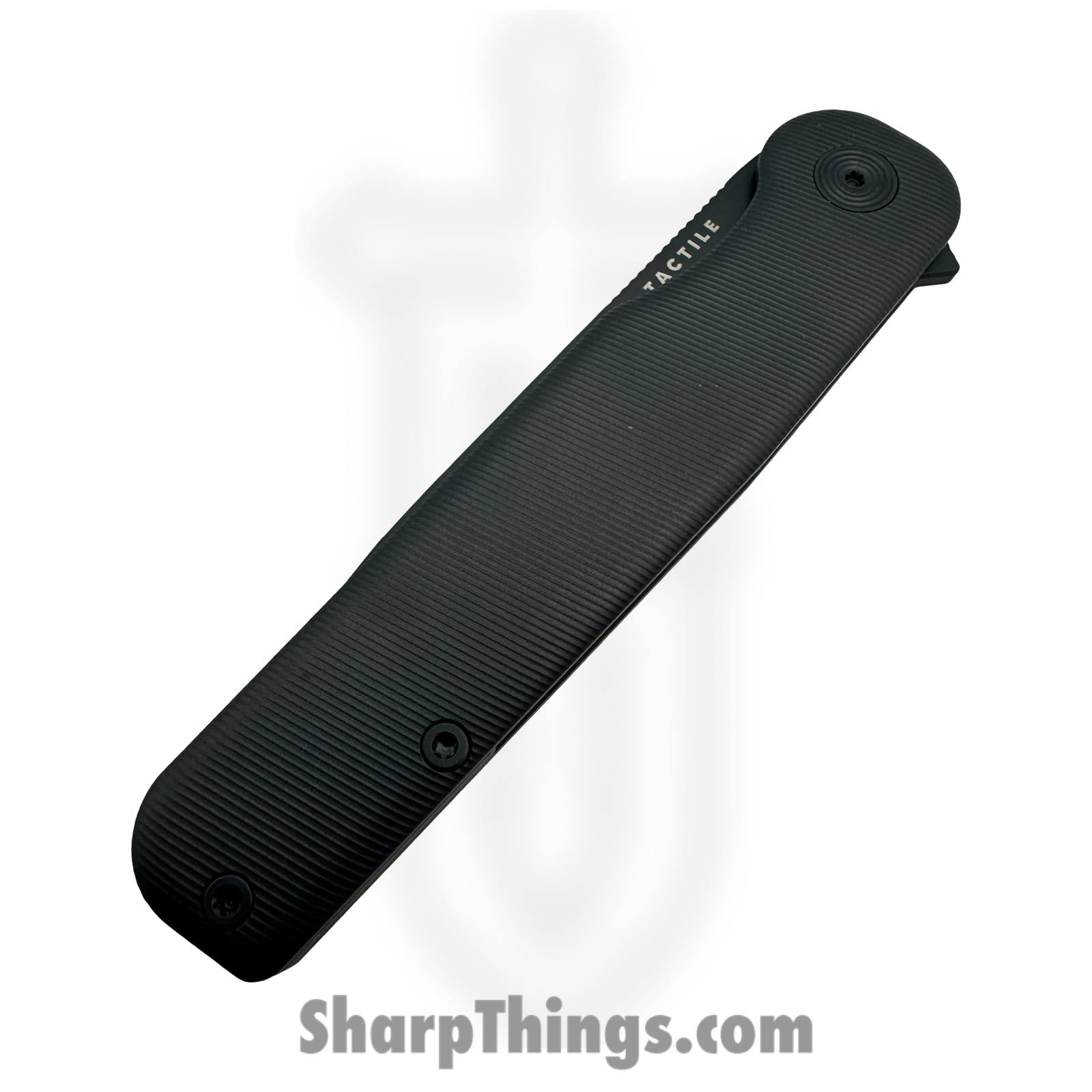 Tactile Knife Co. - 20-RW-MCDL-TTDL- Rockwall Flipper - Folding Knife - Magnacut DLC Drop Point - Milled Titanium - DLC Black - - Image 5