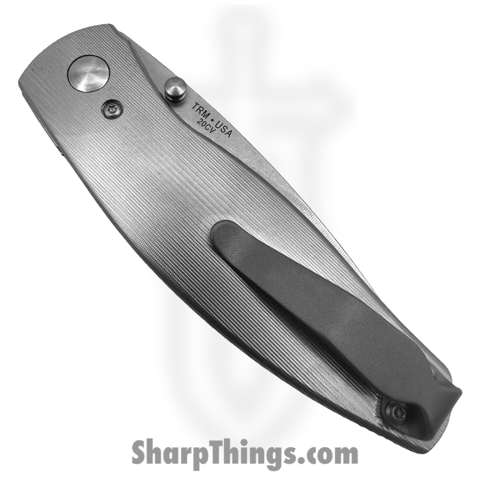 TRM - DLR-N2TI3D - Neutron 2 Linerlock - Folding Knife - 20CV Stonewash Drop Point - Titanium - 3D Pinstripe - Image 4