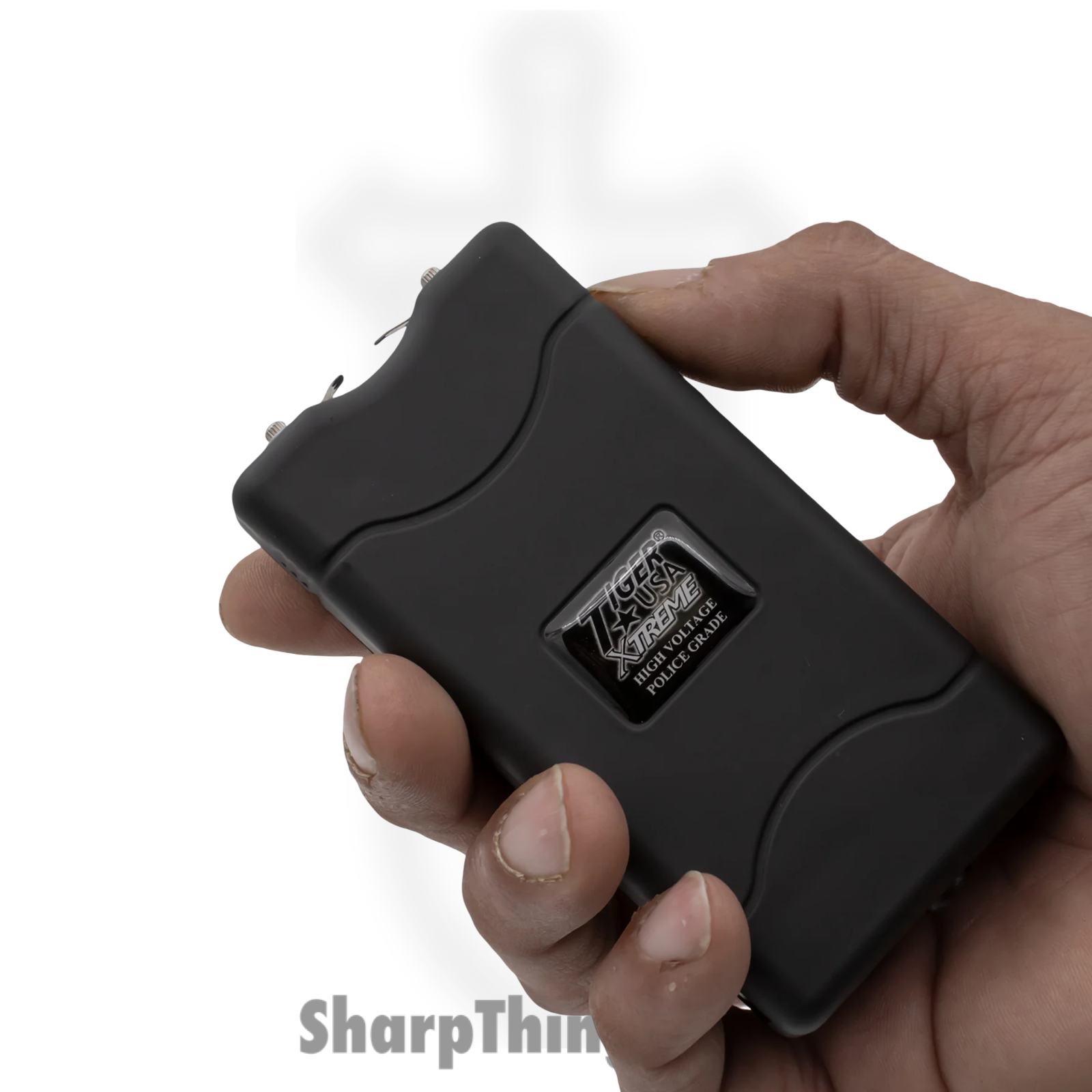 Tiger USA - LB-800-BK-TUSA - Xtreme 96 Mill Rechargeable Stun Gun and Flash Light - Black