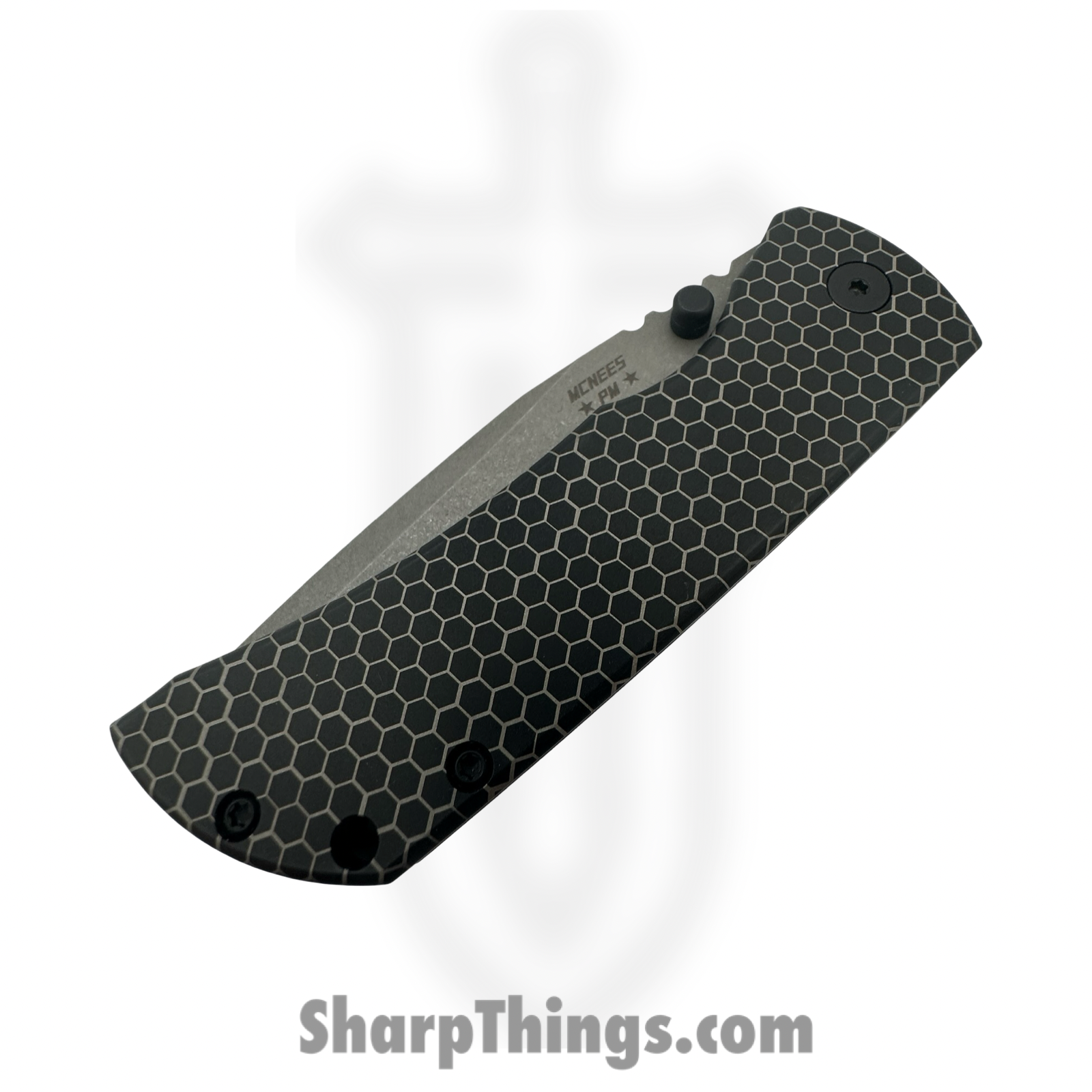 McNees - MAC23.5HONEYBLK - MAC 2 3.5 - Folding Knife - CPM MagnaCut Stonewash Drop Point - Titanium - Black - Image 3
