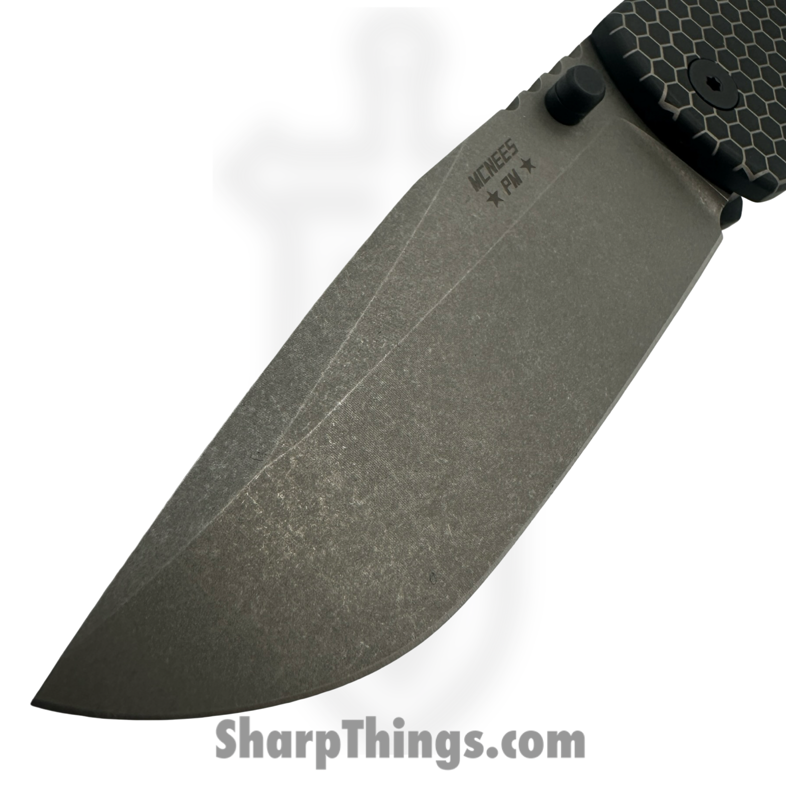McNees - MAC23.5HONEYBLK - MAC 2 3.5 - Folding Knife - CPM MagnaCut Stonewash Drop Point - Titanium - Black - Image 6