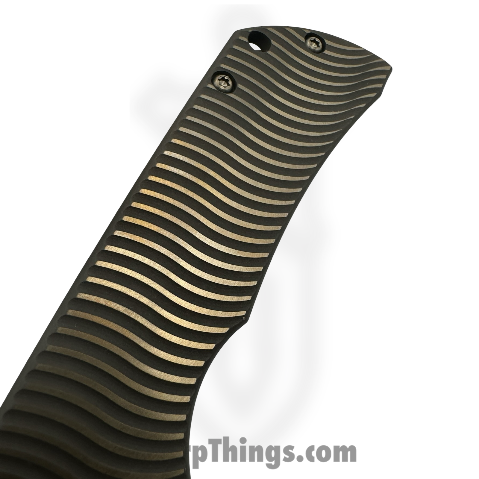 McNees - MAC23.5SWERBRZ - MAC 2 3.5 - Folding Knife - CPM MagnaCut Stonewash Spear Point - Titanium - Bronze - Image 5