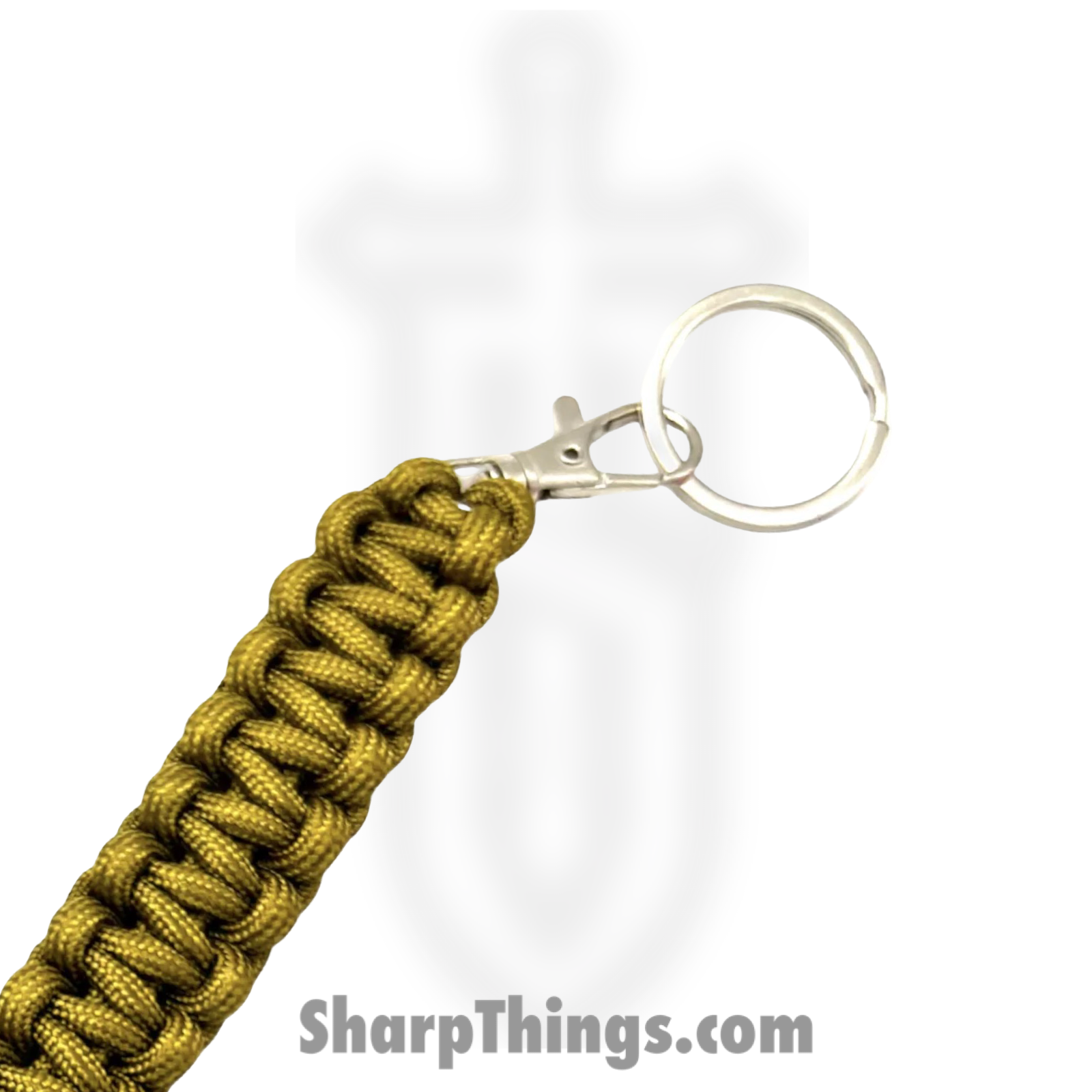 PTC - 6552-TAN - Mega Monkey Fist Public Safety Keychain - Steel Paracord - Tan - Image 3