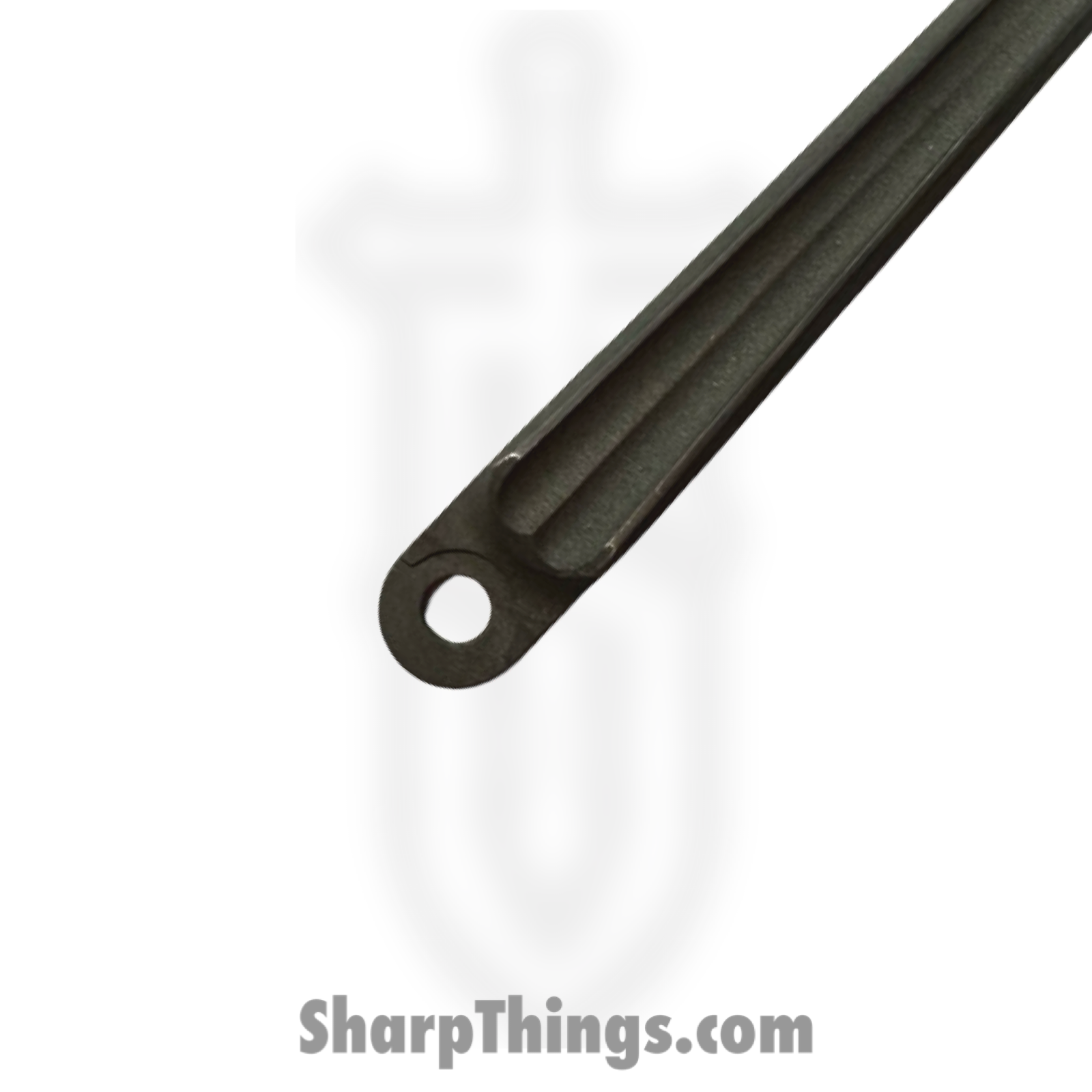 Millit Knives - CRKCLPTISLST - V2 Groove CRK Clip - Bead Blast - Satin - Titanium - Silver Streak - Image 2