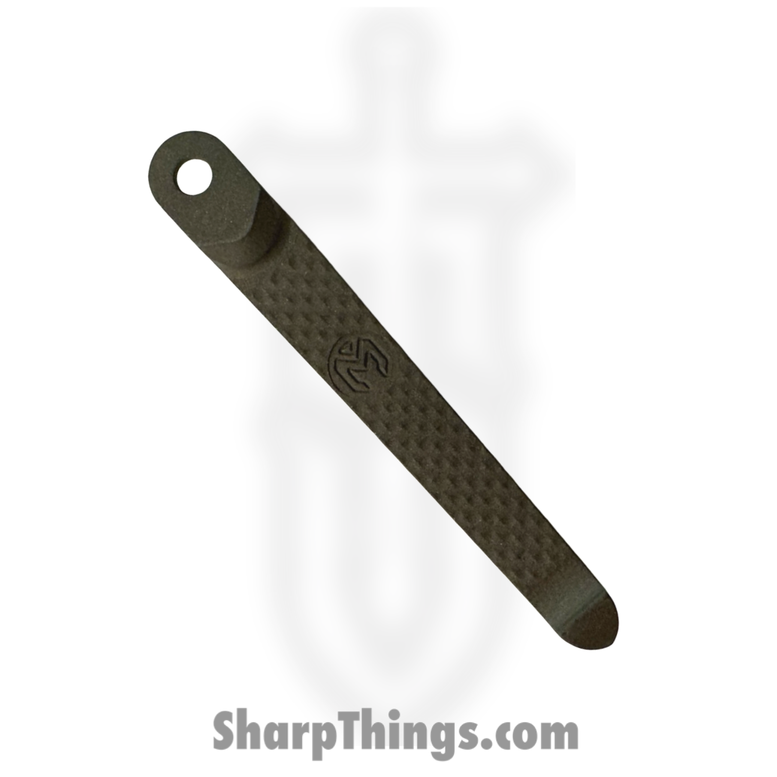 Millit Knives - CRKCLPTISLST - V2 Groove CRK Clip - Bead Blast - Satin - Titanium - Silver Streak - Image 3