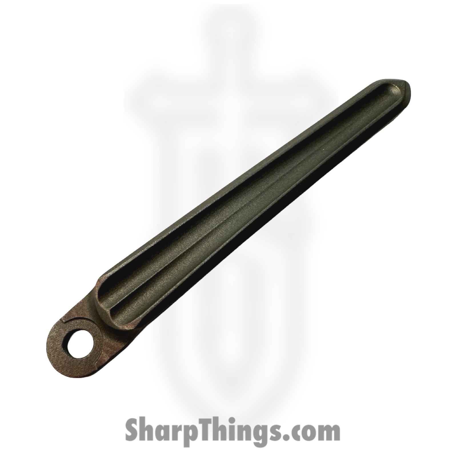 Millit Knives - CRKCLPTISW - V2 Groove CRK Clip - Stonewash - Titanium - Natural - Image 2