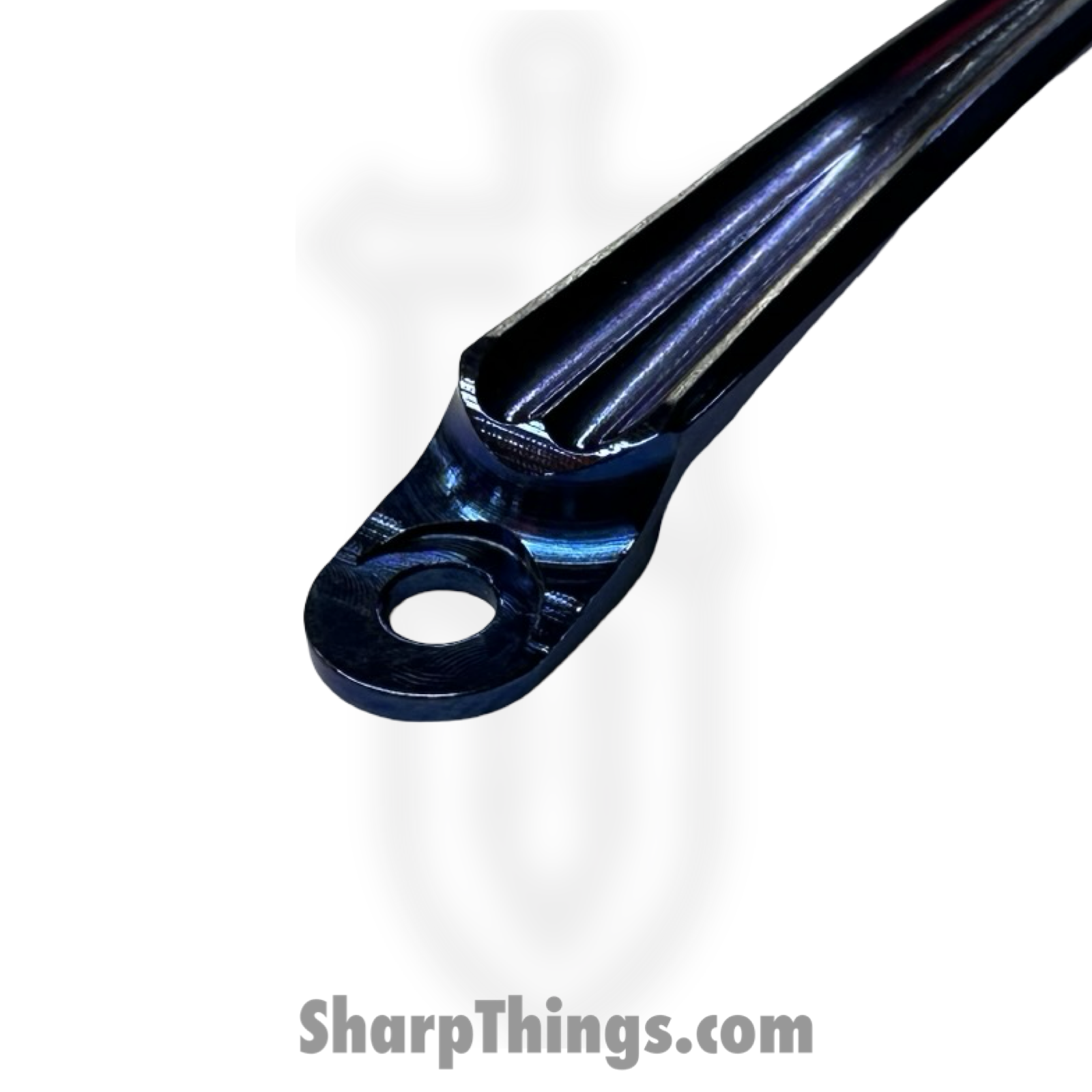 Millit Knives - CRKCPTIBLST - V2 Groove CRK Clip - Anodized - Titanium - Blue Streak - Image 3