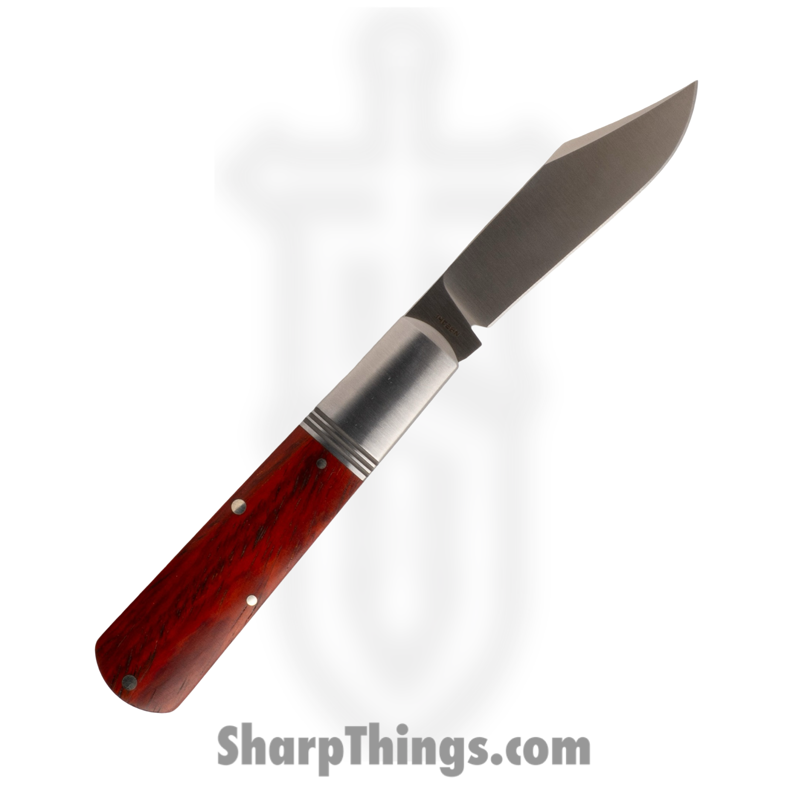 Jack Wolf Knives - GW-BAR-01-ROSEWOOD - Gateway Barlow - Folding Knife - 14C28N Satin Barlow - Rosewood - Wood - Image 3