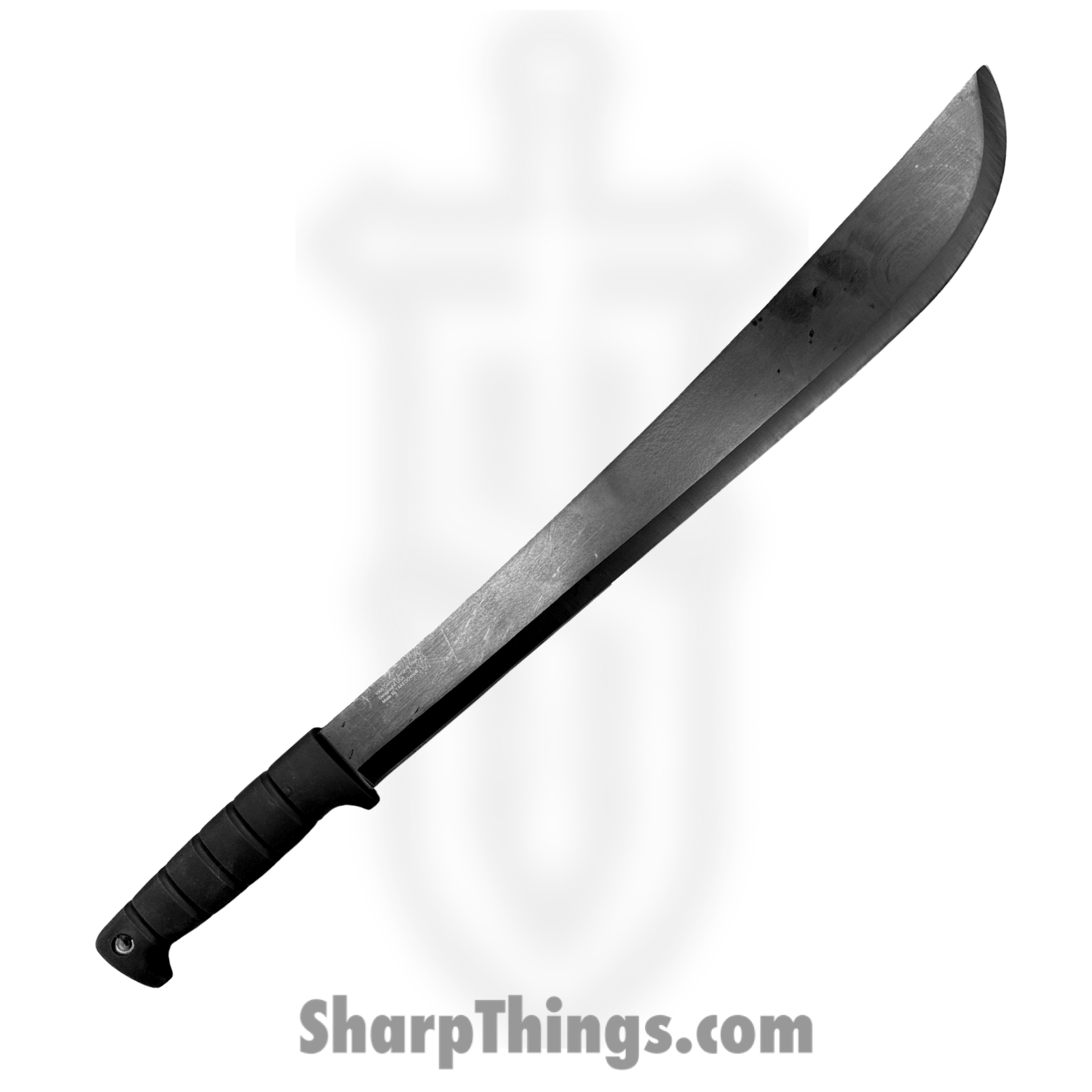 Takedown - HK-22 - Undead Slayer - Fixed Blade Knife - 1045 Surgical Steel Coated Machete - Rubber - Black - Image 2