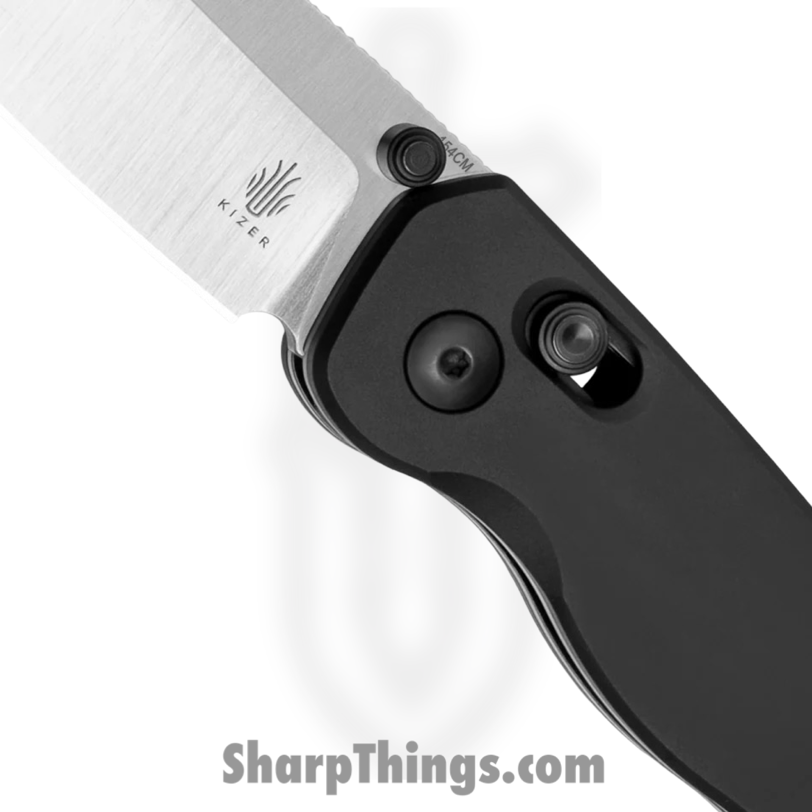 Kizer Cutlery - KIV3681C1 - Exist - Folding Knife - 154CM Satin Drop Point - Aluminum - Black - Image 3