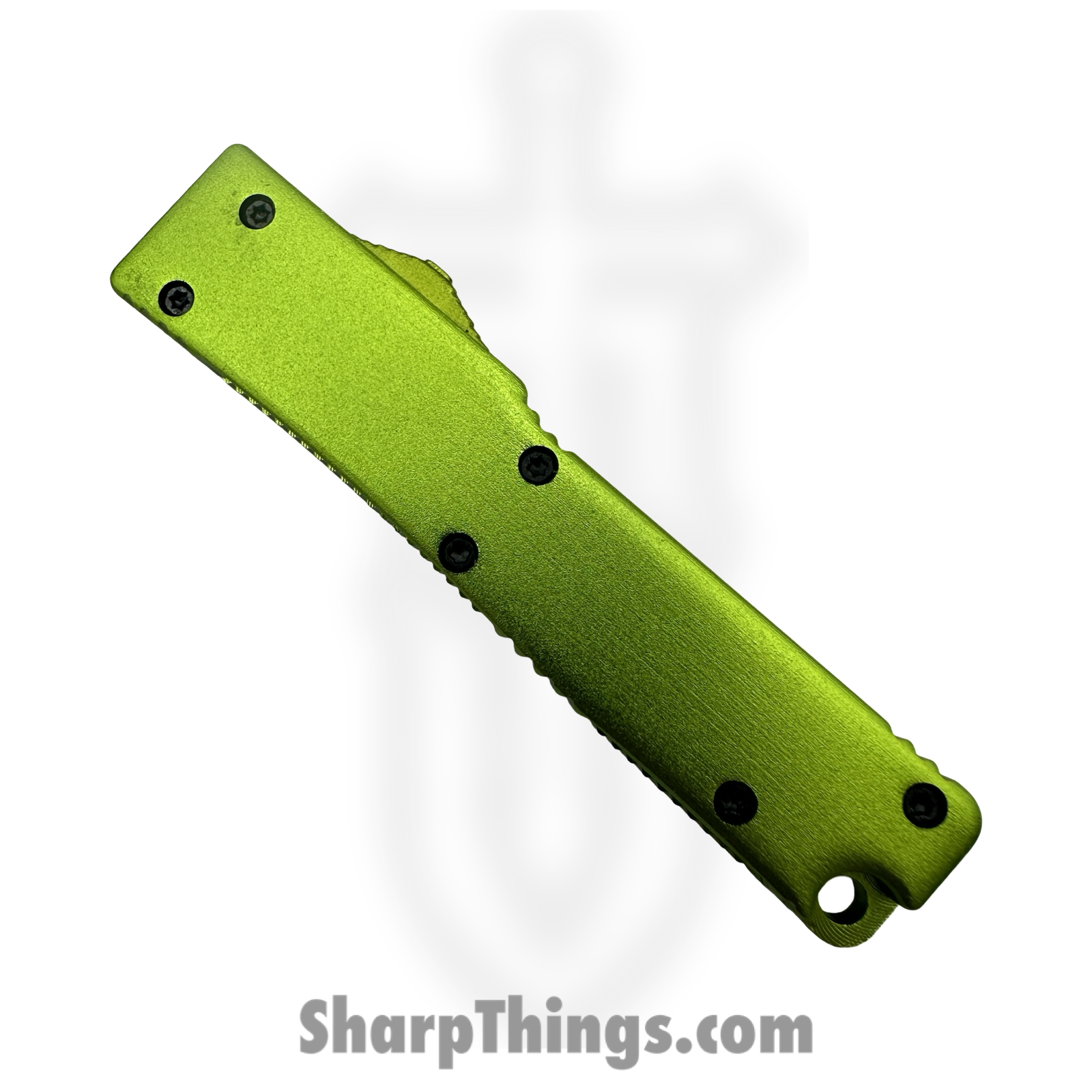 PTC - M-7-GN - 5 Inch Firecracker - OTF Auto - 440 SS Coated Dagger - Steel - Green - Image 4