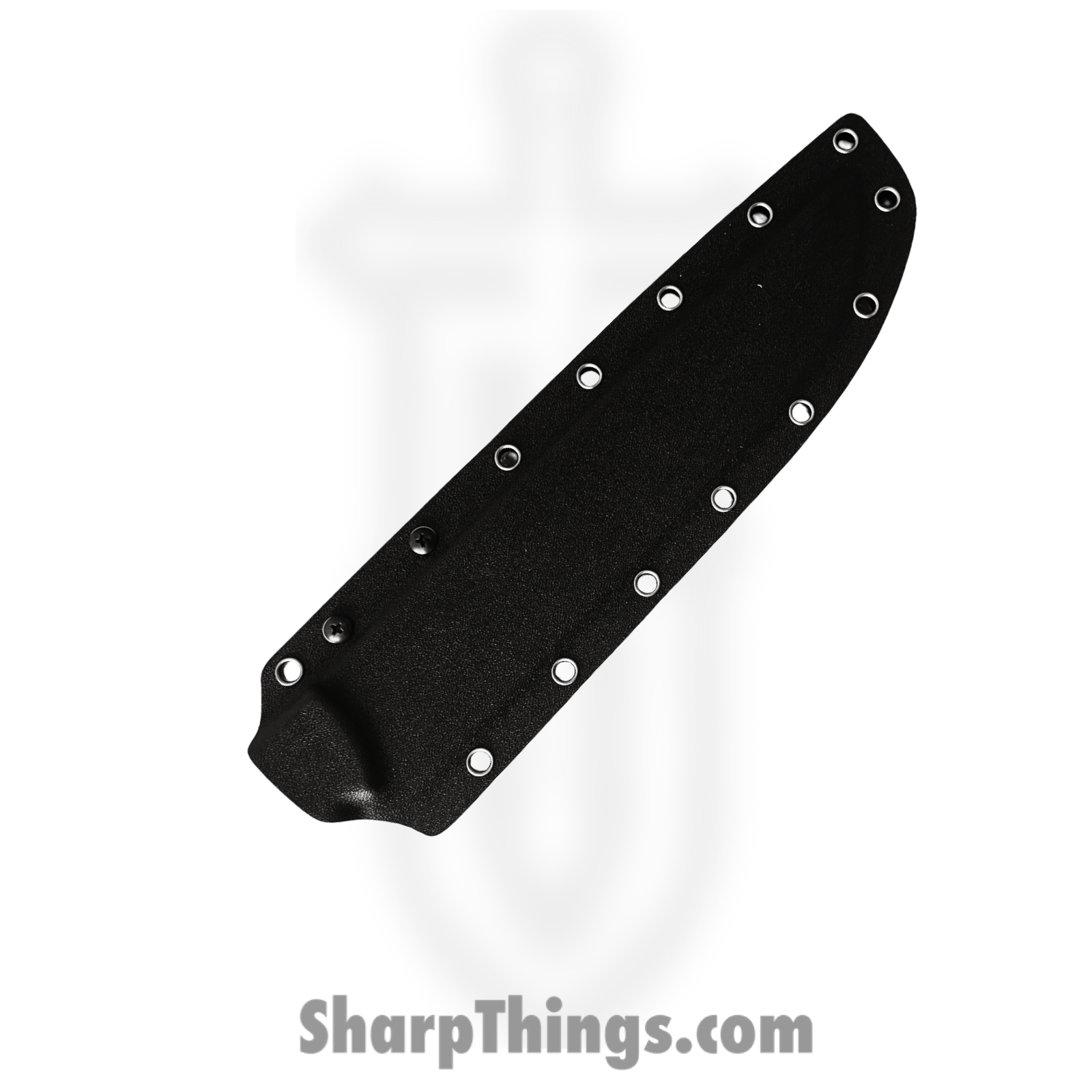 PTC - SO-237-BK-LUX - Heavy Duty Machete - Fixed Blade Knife - 1065 Surgical Steel Coated Drop Point - Black - Image 4