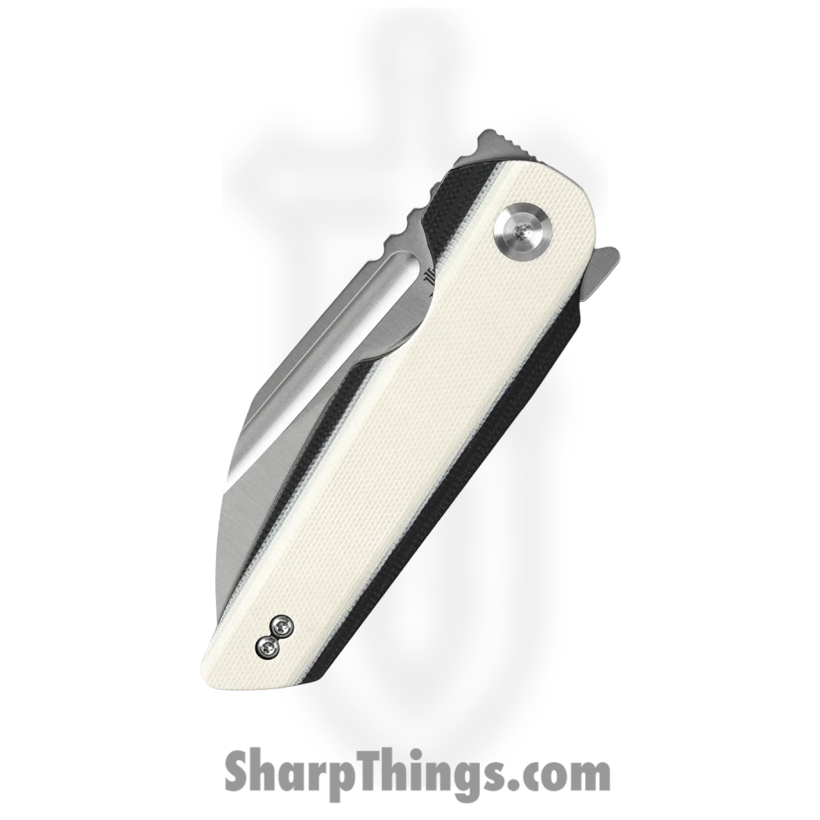Tenable Knives - T1048A4 - Rafe L - Folding Knife - 14C28N Satin Sheepfoot - G10 - Black White - Image 3