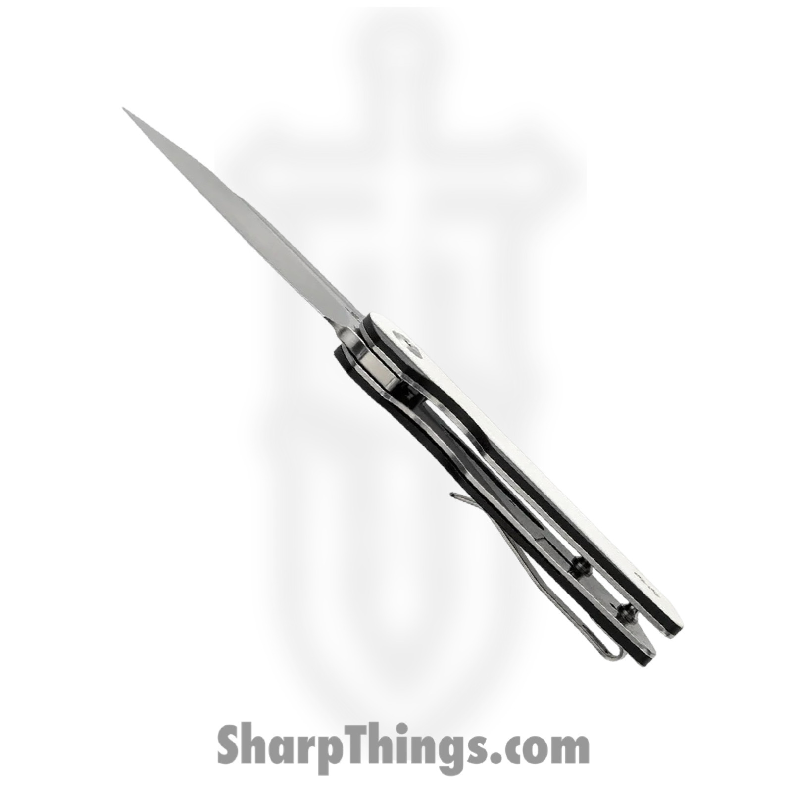 Tenable Knives - T1048A4 - Rafe L - Folding Knife - 14C28N Satin Sheepfoot - G10 - Black White - Image 5