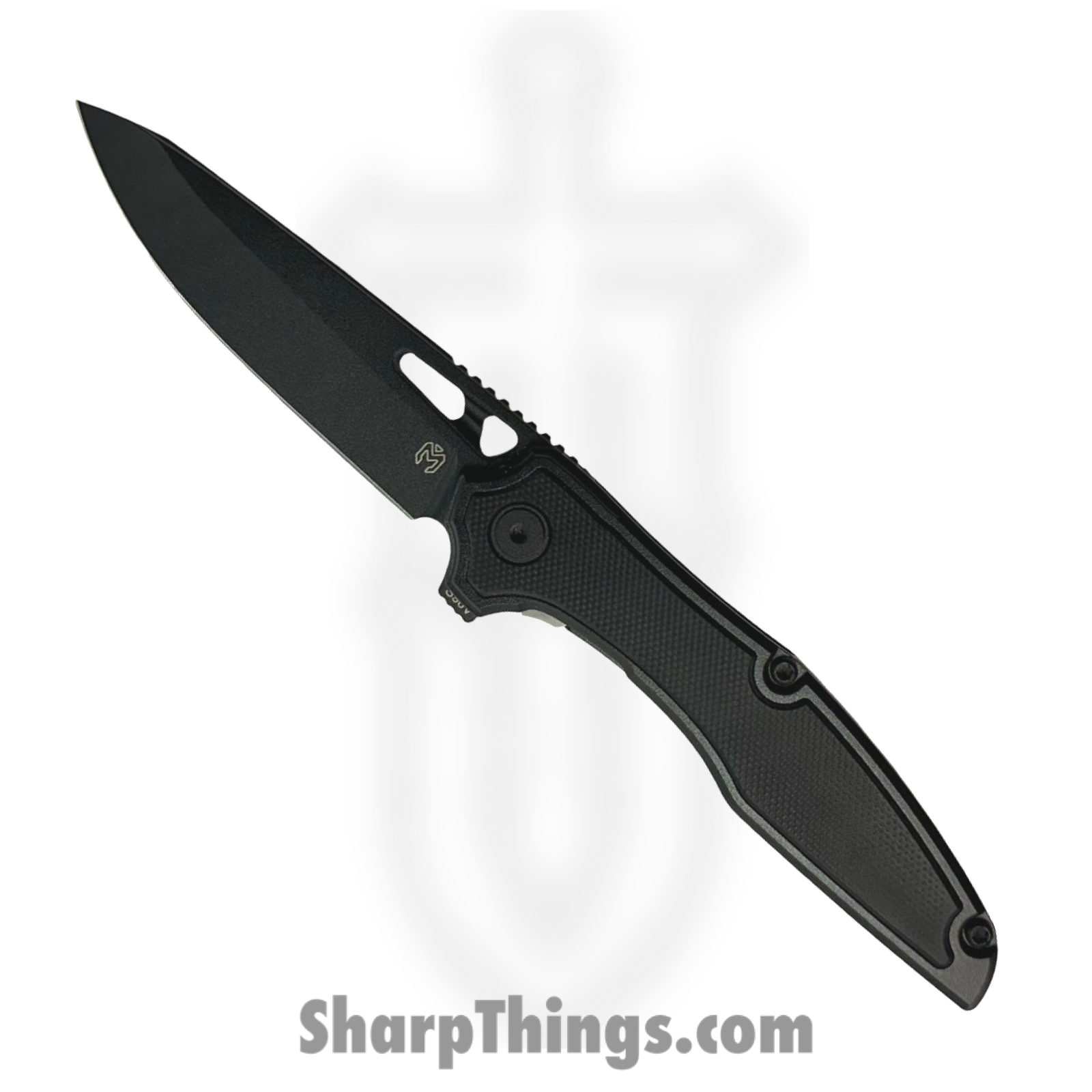 Millit Knives - TORINBKG10BK - Torrent Inlay Zirblast - Folding Knife - S90V Coated Drop Point - G10 - Black