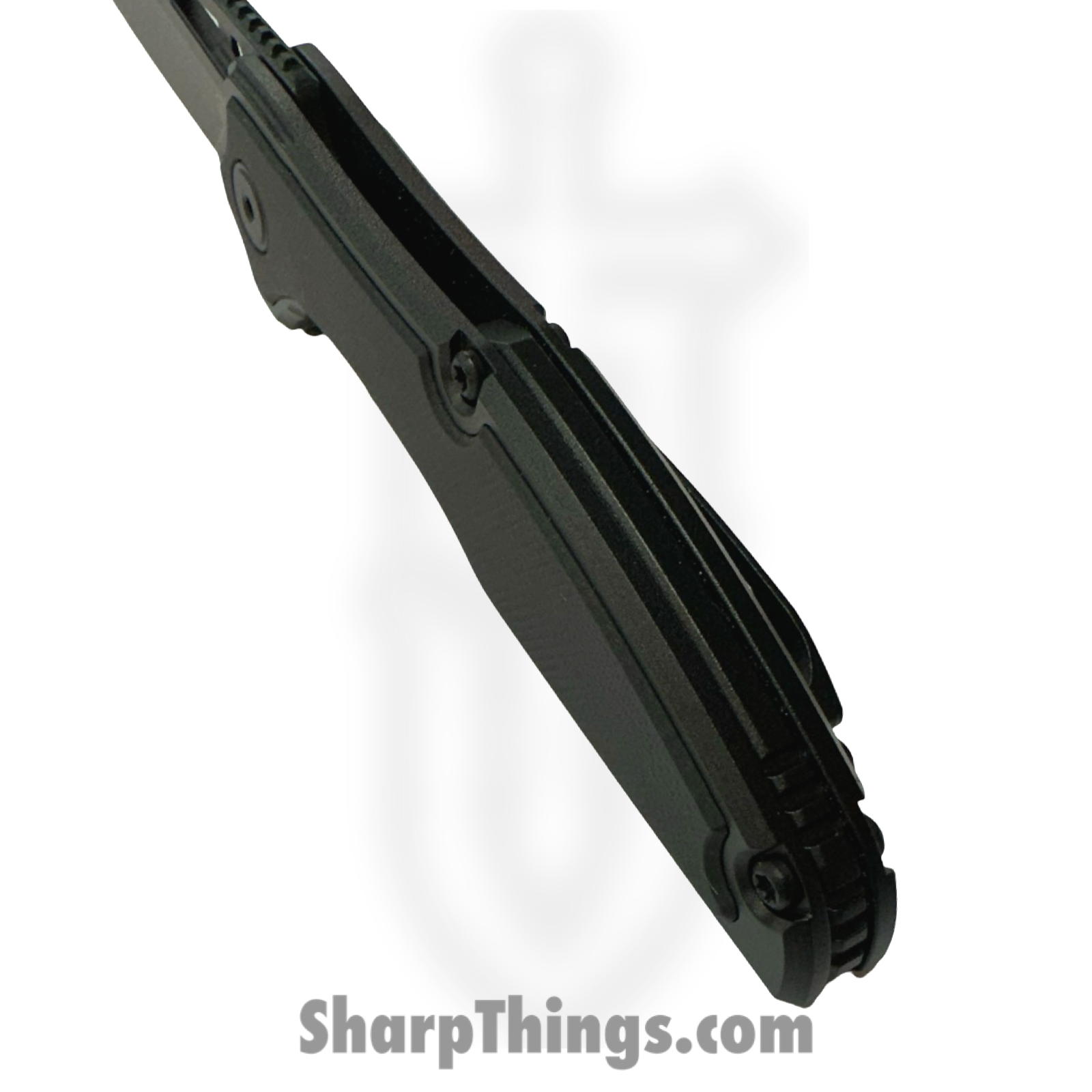 Millit Knives - TORINBKG10BK - Torrent Inlay Zirblast - Folding Knife - S90V Coated Drop Point - G10 - Black - Image 5