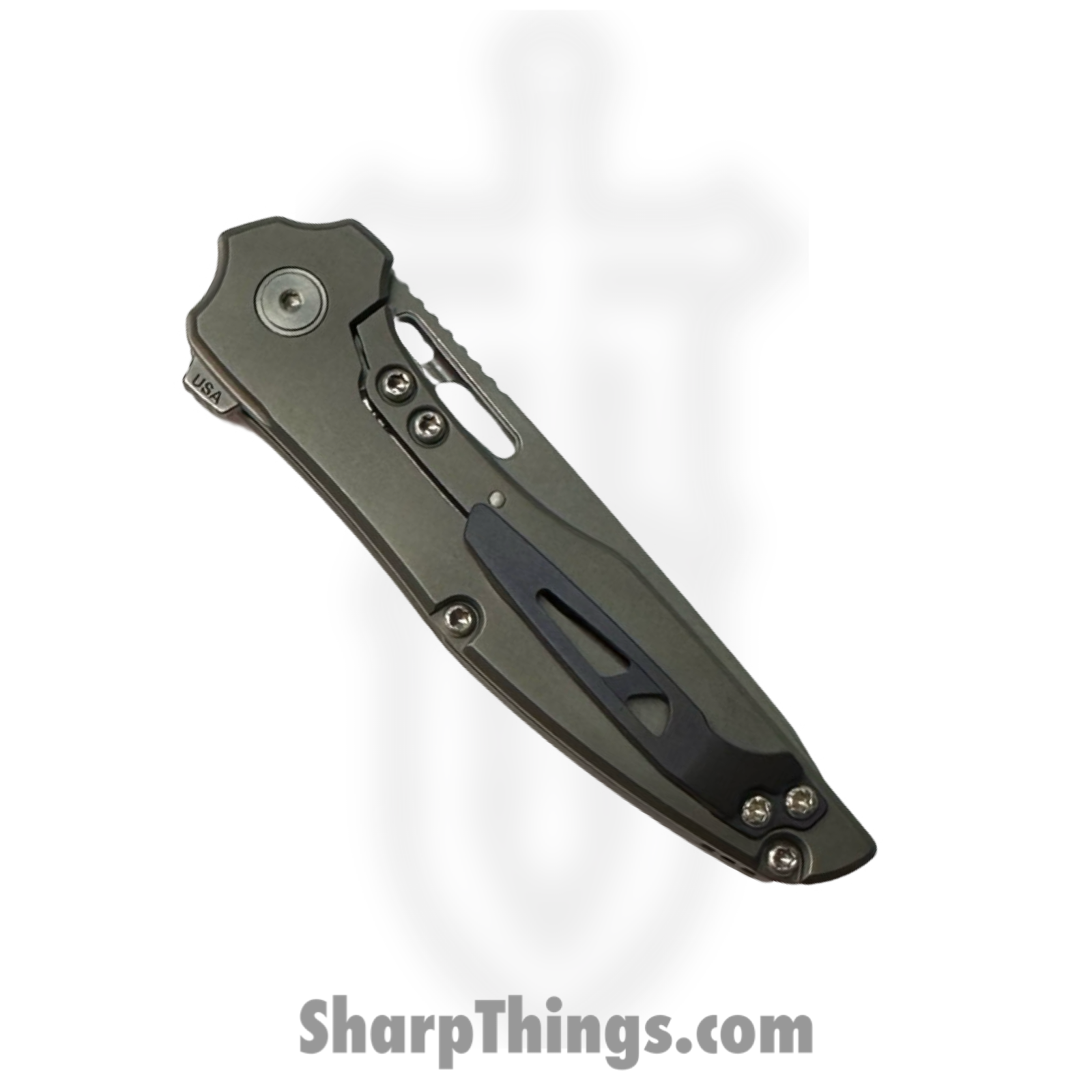 Millit Knives - TORLTSWTISLPU - Torrent Light Zirblast - Folding Knife - S90V Stonewash Drop Point - Titanium - Silver Purple - Image 4