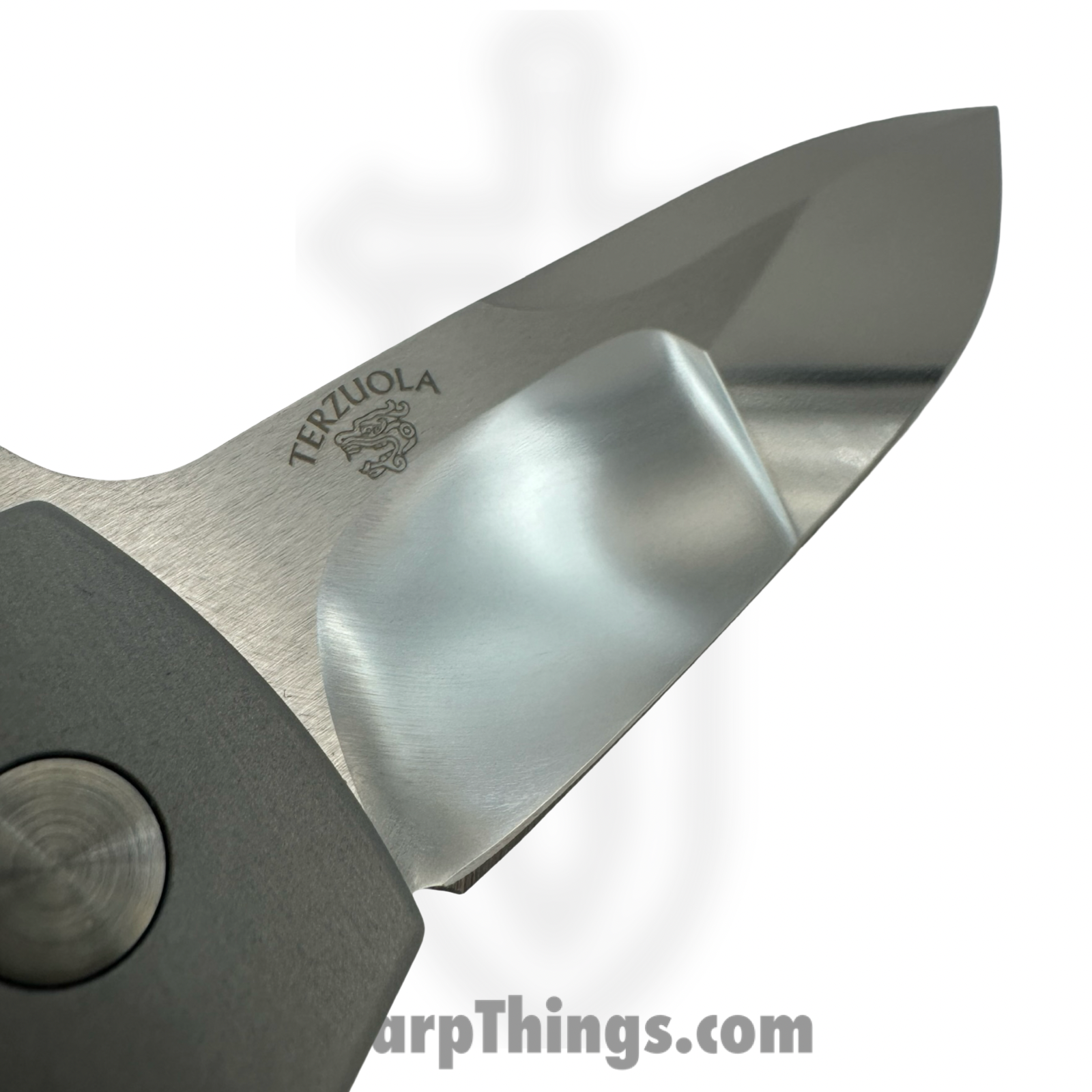 ProTech - 2025-ATCF-CUST033 - Terzuola ATCF - Automatic Knife - CPM MagnaCut Satin Drop Point - Aluminum Bone - Red Silver - Image 4