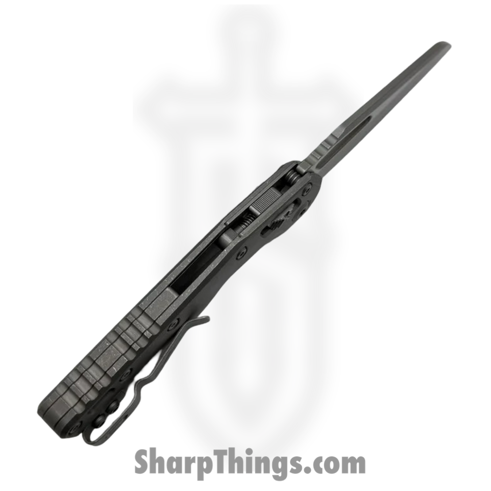 Microtech - 210-10APMS1 - MSI Marfione Select - Folding Knife - M390MK Apocalyptic Modified Sheepsfoot - Titanium - Gray - Image 5
