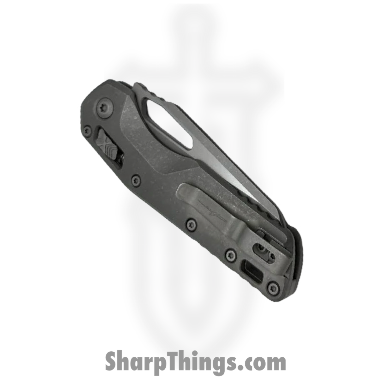 Microtech - 210-11APMS1 - MSI Marfione Select - Folding Knife - M390MK Apocalyptic Wharncliffe P/S - Titanium - Gray - Image 4