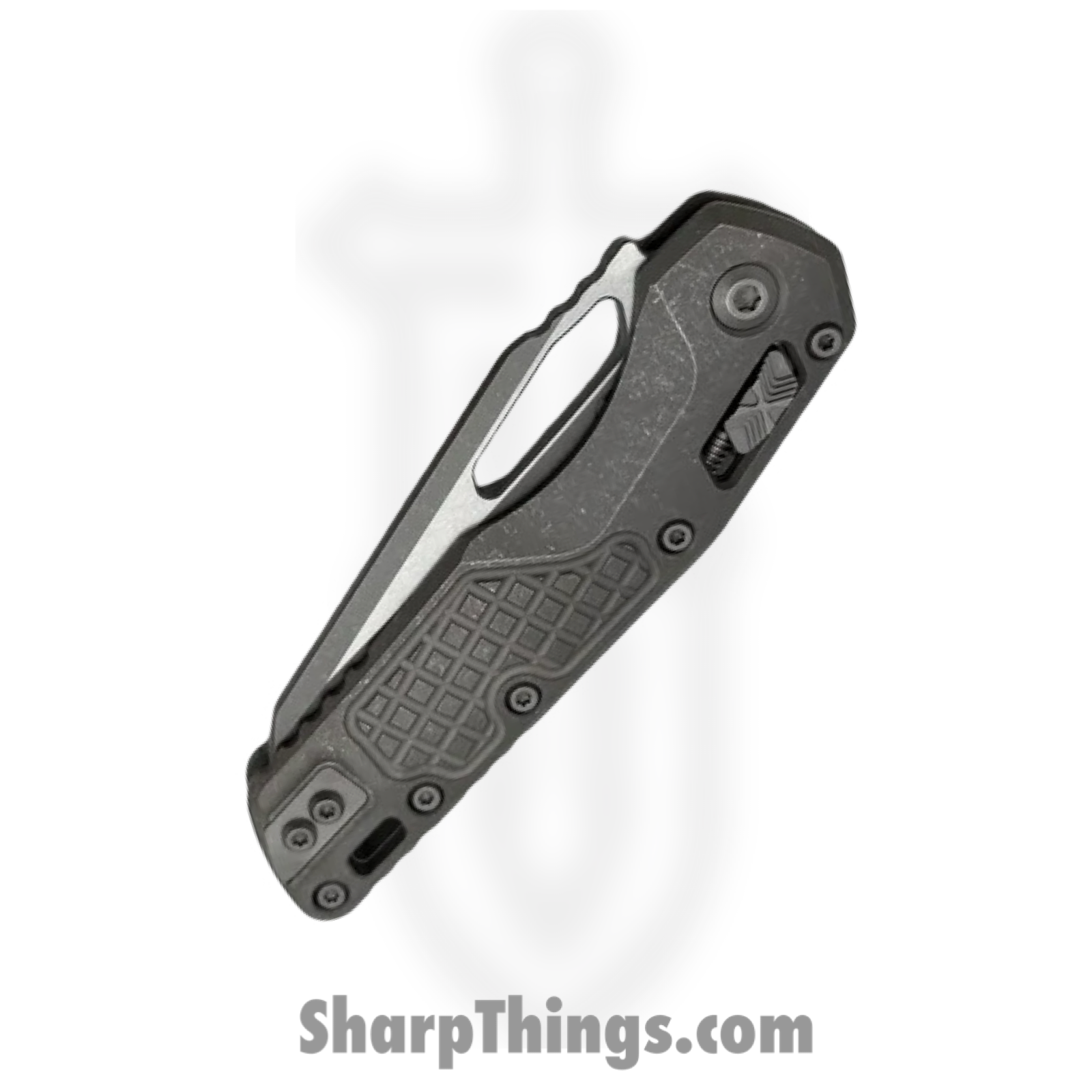 Microtech - 210-12APFRMS1 - MSI Marfione Select - Folding Knife - M390MK Apocalyptic Wharncliffe F/S - Frag Titanium - Gray - Image 3