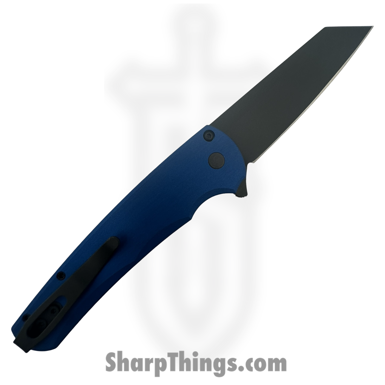 ProTech - 5403-BLUE - Malibu - Folding Knife - CPM MagnaCut Coated Reverse Tanto - Aluminum - Blue - Image 2