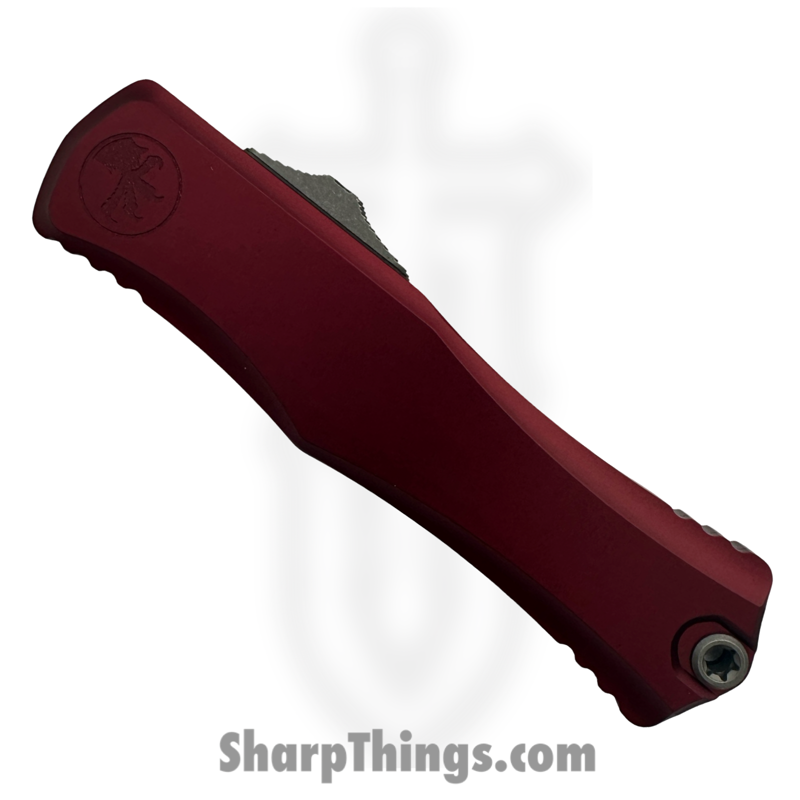Microtech - 1705-10APMR - Hera II - OTF Auto - M390MK Apocalyptic Recurve - 6061-T6 Aluminum - Merlot - Image 4