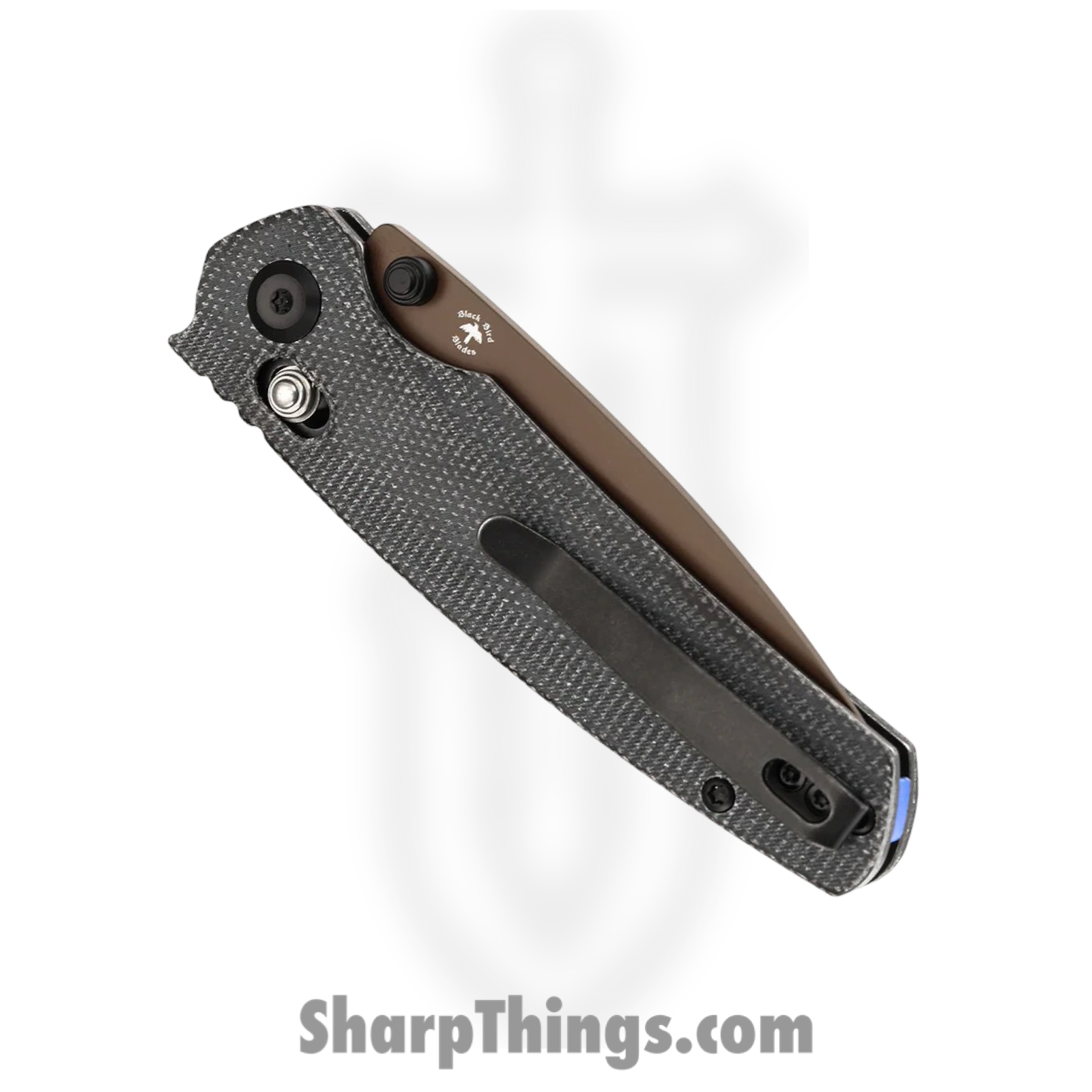 Tenable Knives - T2109V6 - Raven - Folding Knife - 14C28N Coated Drop Point - Micarta - Black - Image 4