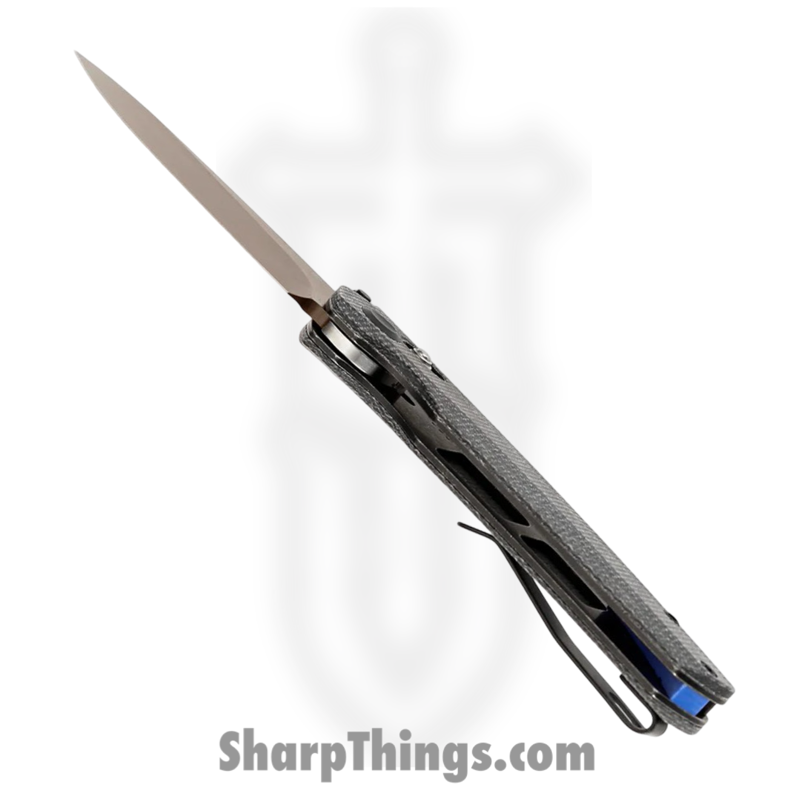 Tenable Knives - T2109V6 - Raven - Folding Knife - 14C28N Coated Drop Point - Micarta - Black - Image 6