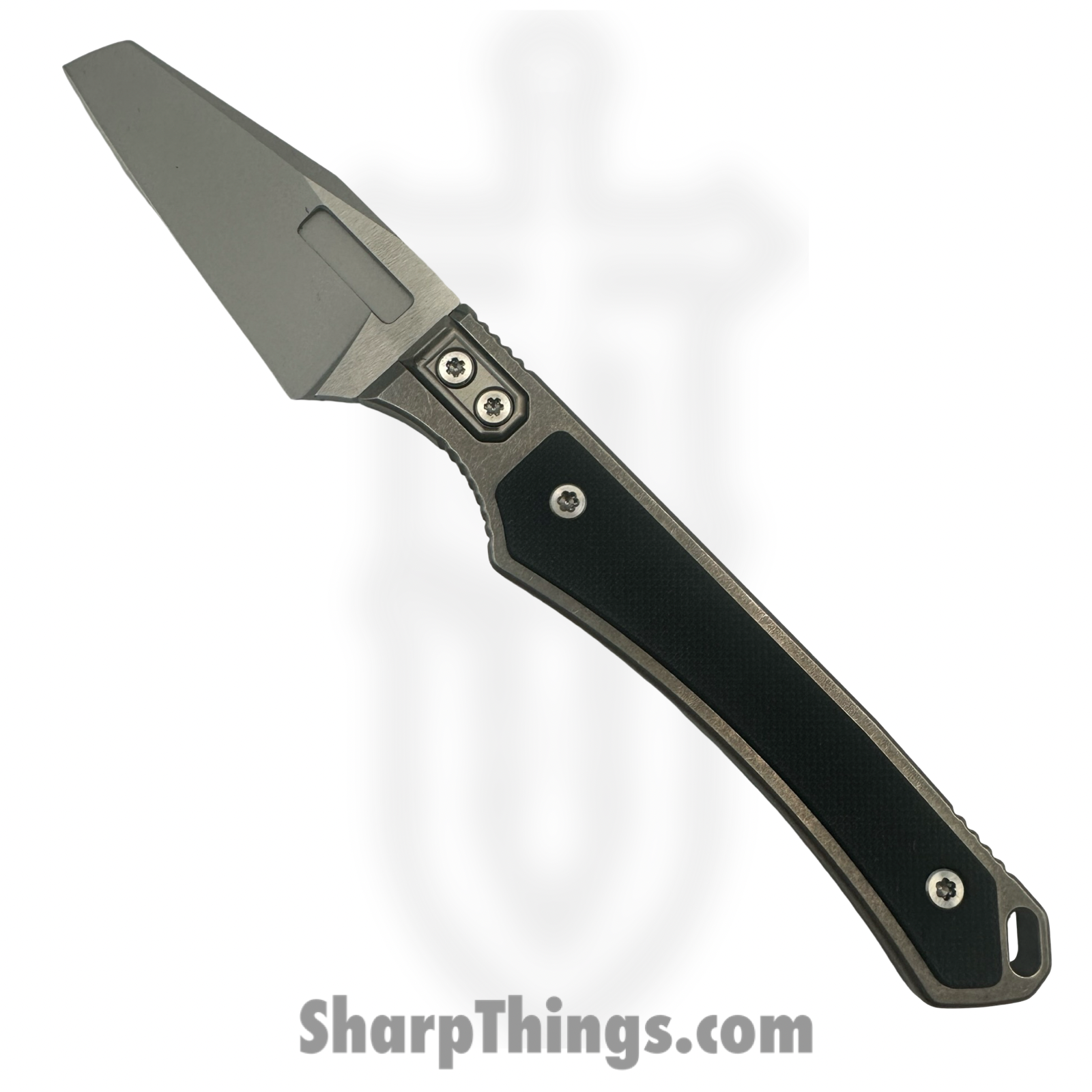 Vero Engineering - PhaseG10Bk - Phase - Fixed Blade Knife - Nitro-V Stonewash Wharncliffe - G10 - Black
