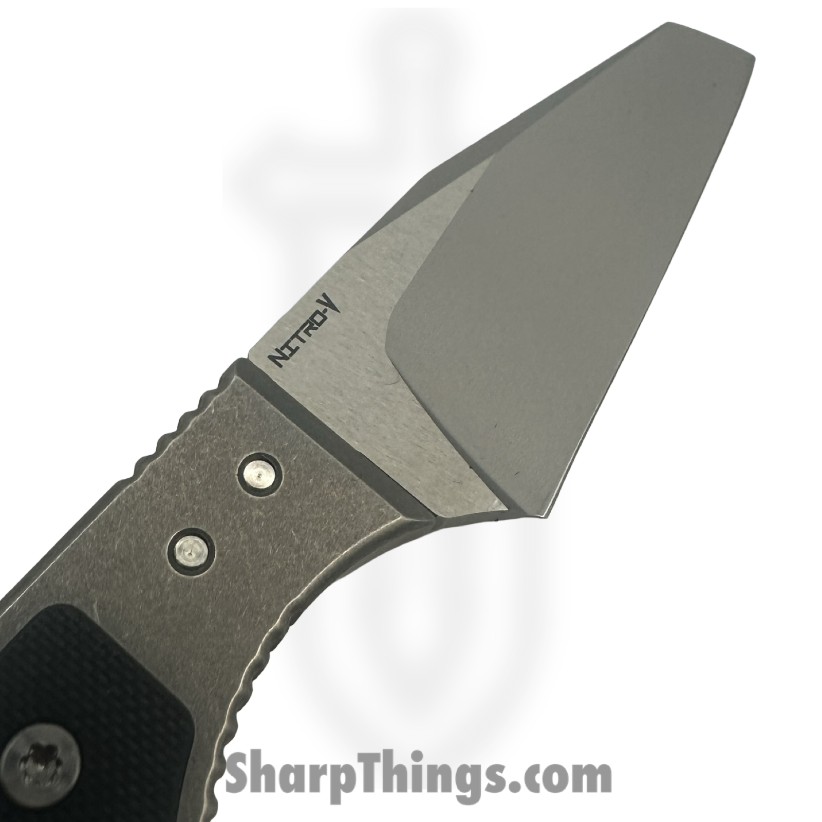 Vero Engineering - PhaseG10Bk - Phase - Fixed Blade Knife - Nitro-V Stonewash Wharncliffe - G10 - Black - Image 5