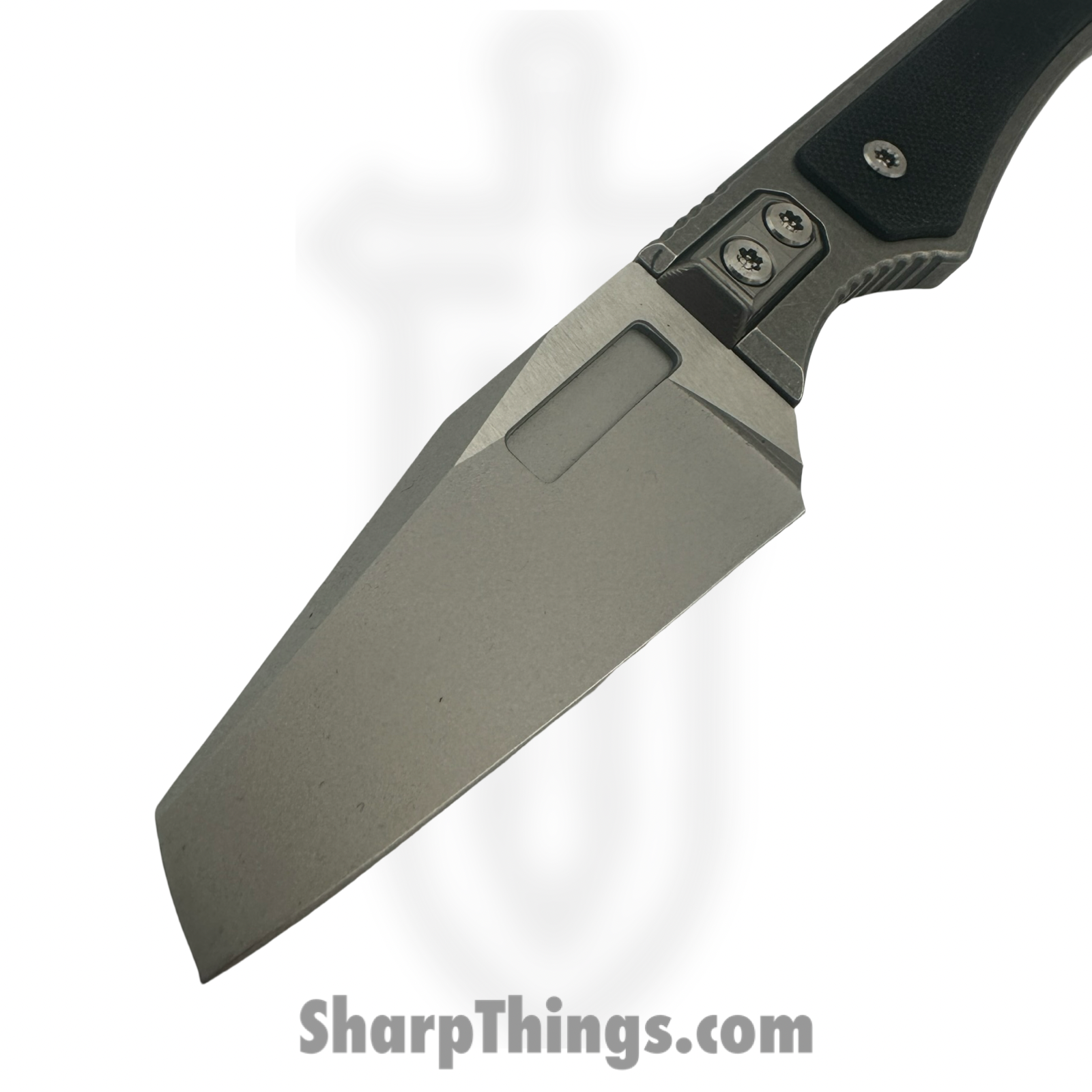 Vero Engineering - PhaseG10Bk - Phase - Fixed Blade Knife - Nitro-V Stonewash Wharncliffe - G10 - Black - Image 4
